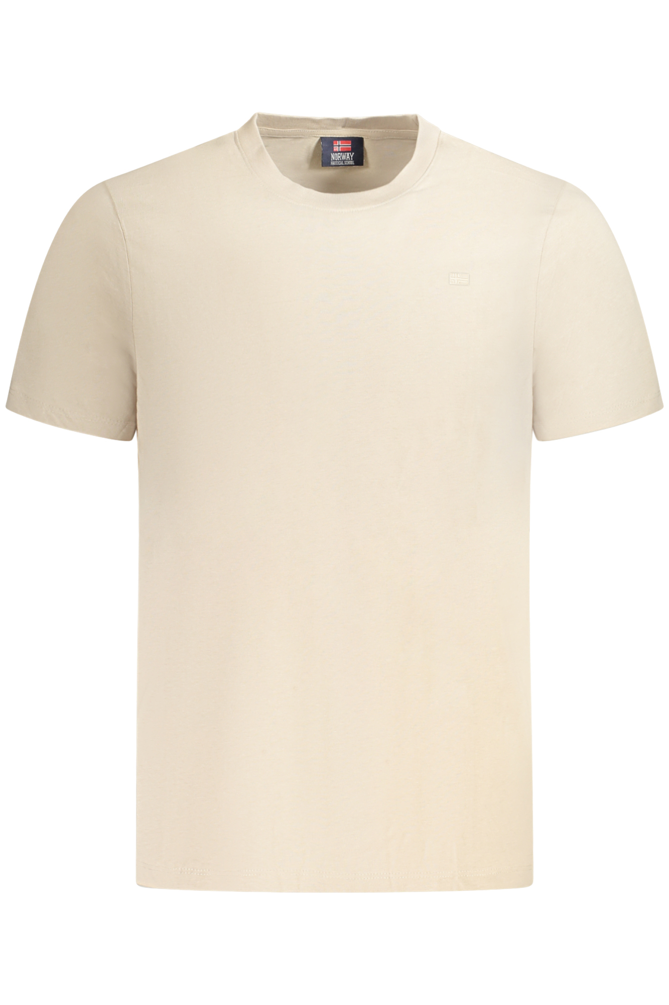 NORWAY 1963 MEN SHORT SLEEVE T-SHIRT BEIGE NORWAY 1963 MEN SHORT SLEEVE T-SHIRT BEIGE