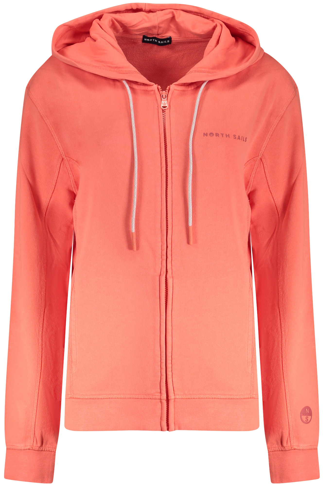 NORTH SAILS WOMEN PINK ZIP-UP SWEATSHIRT NORTH SAILS WOMEN PINK ZIP-UP SWEATSHIRT