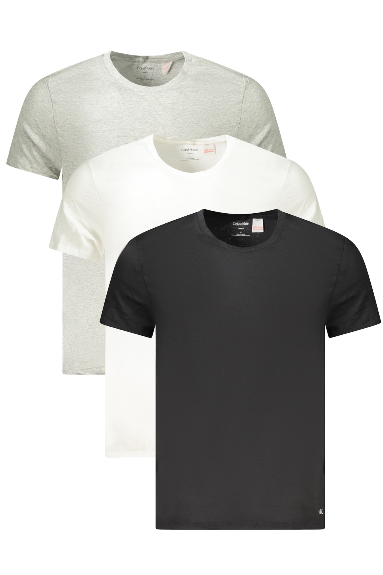 CALVIN KLEIN MEN SHORT SLEEVE T-SHIRT GREY