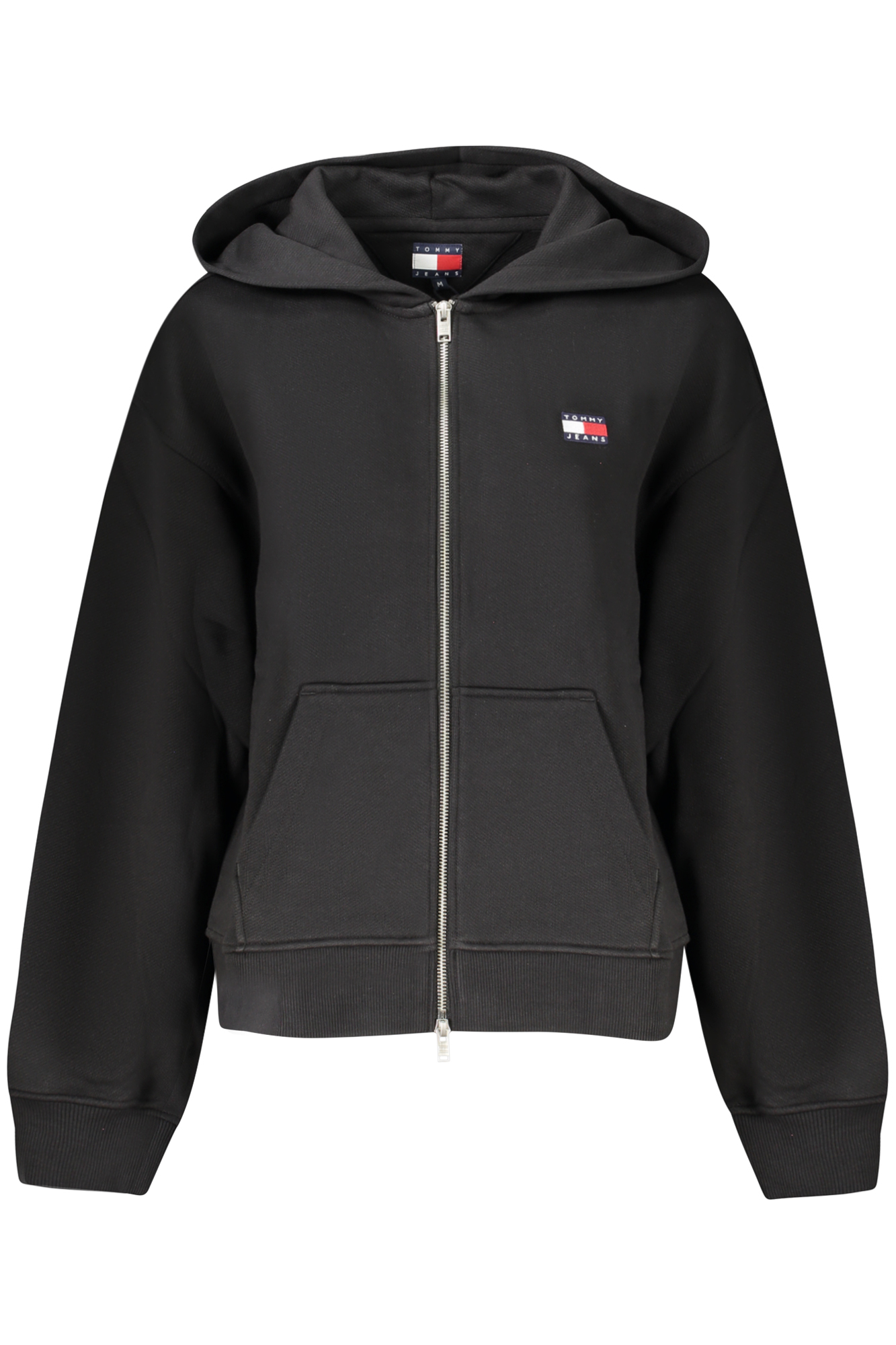 TOMMY HILFIGER WOMEN ZIP-UP SWEATSHIRT BLACK TOMMY HILFIGER WOMEN ZIP-UP SWEATSHIRT BLACK