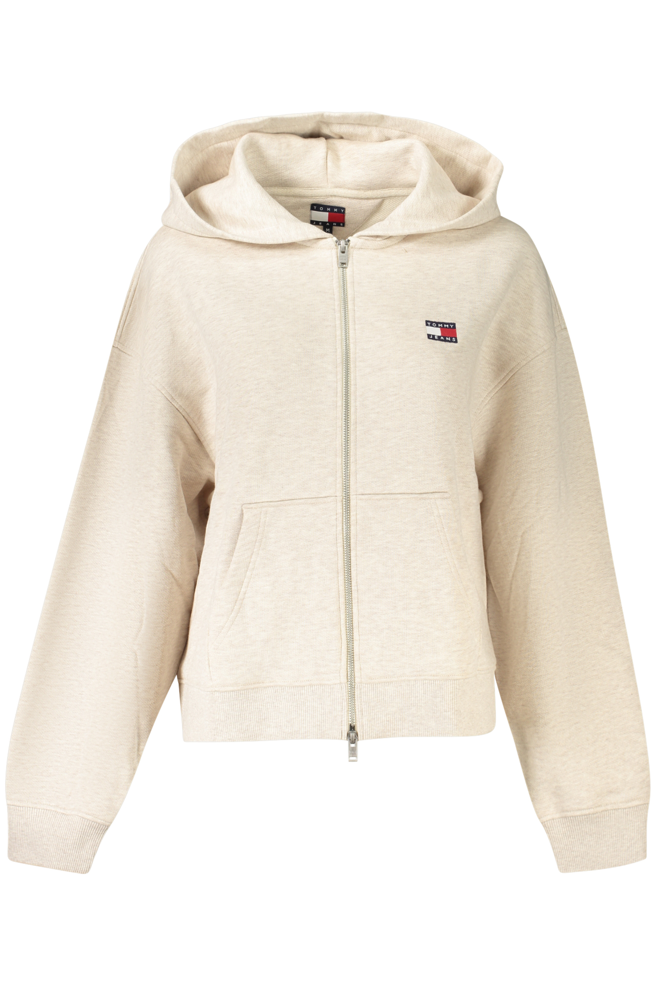 TOMMY HILFIGER WOMEN ZIP-UP SWEATSHIRT BEIGE TOMMY HILFIGER WOMEN ZIP-UP SWEATSHIRT BEIGE
