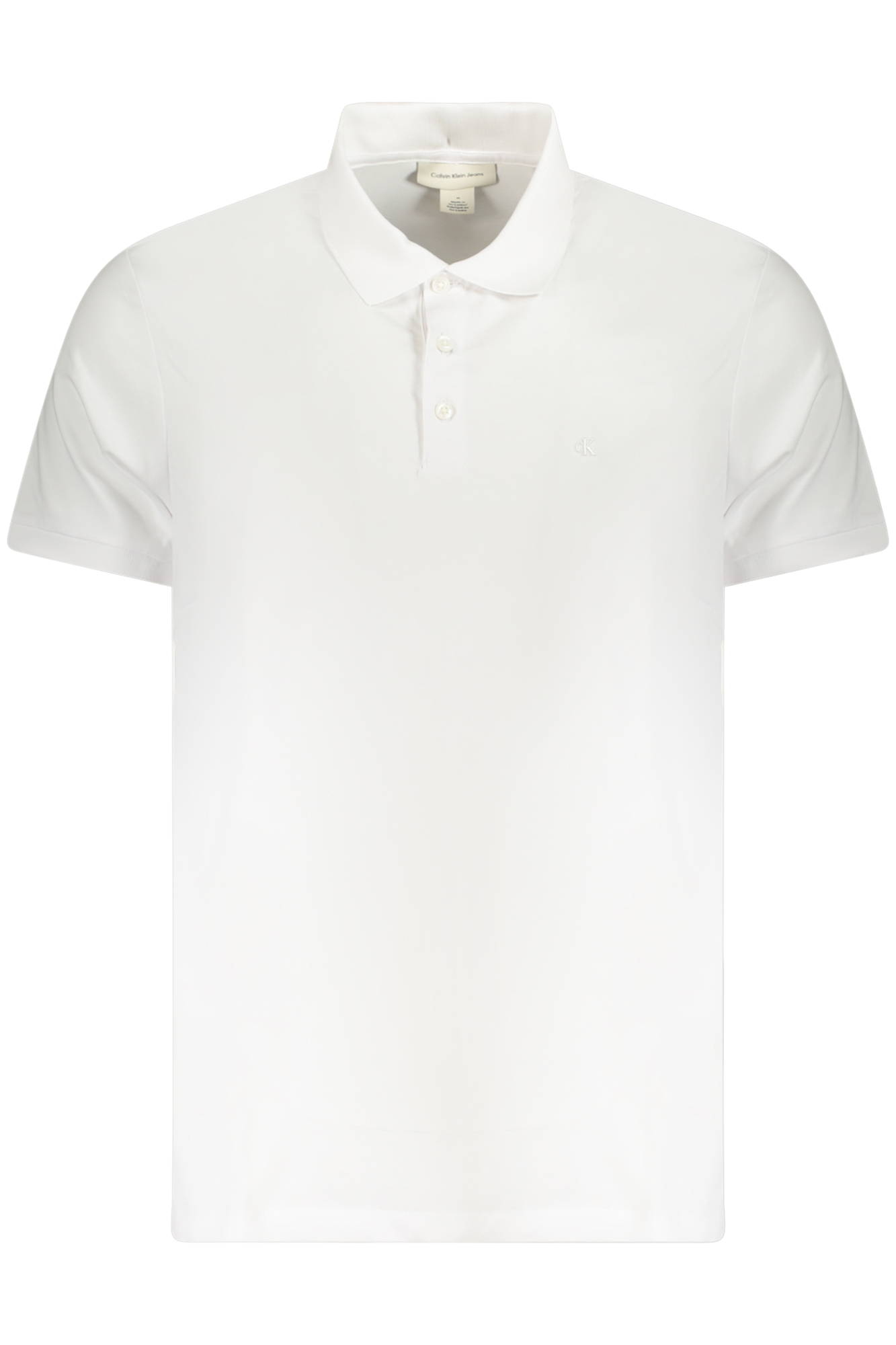 CALVIN KLEIN MEN SHORT SLEEVE POLO WHITE