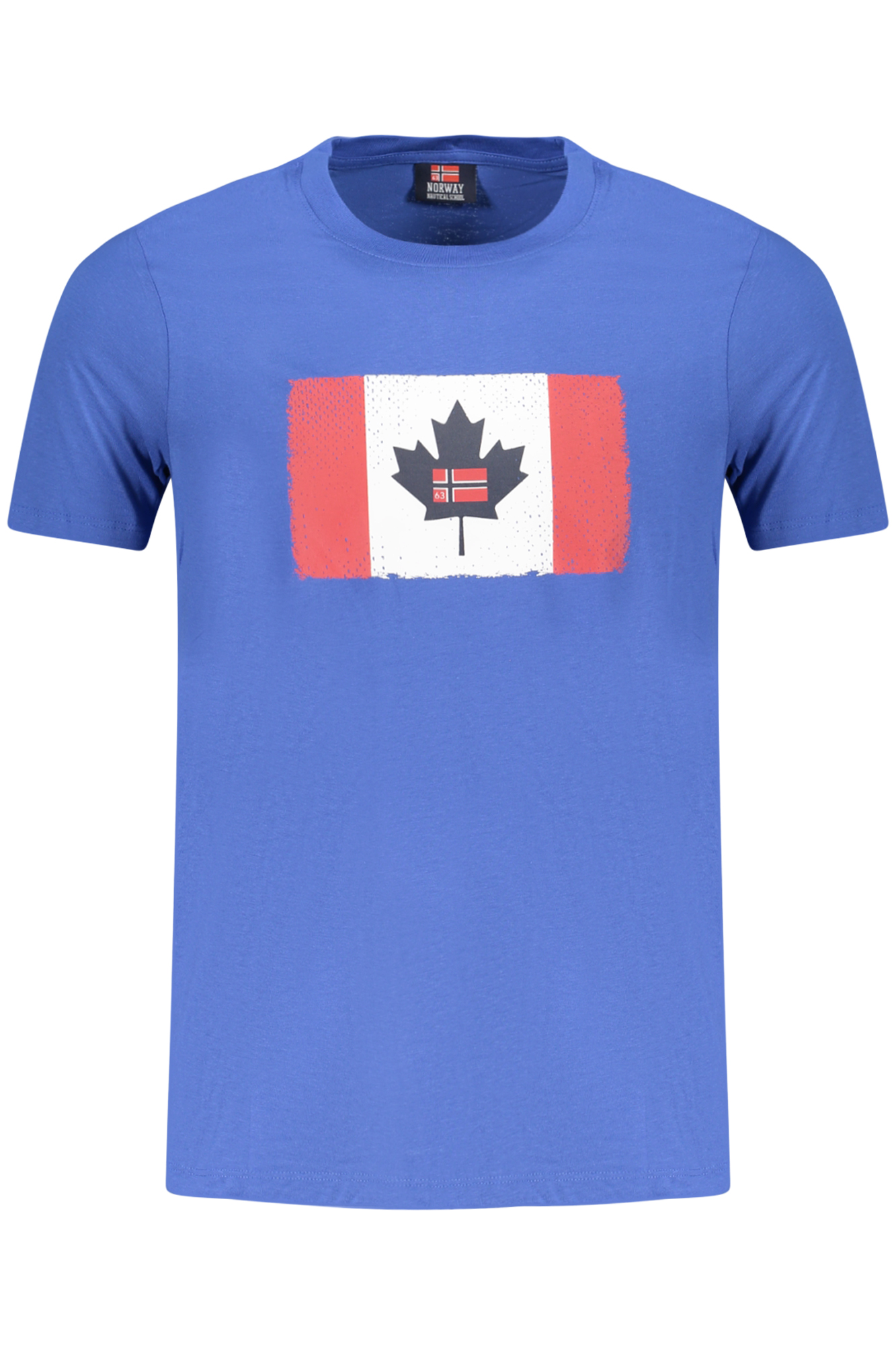 NORWAY 1963 MEN SHORT SLEEVE T-SHIRT BLUE NORWAY 1963 MEN SHORT SLEEVE T-SHIRT BLUE