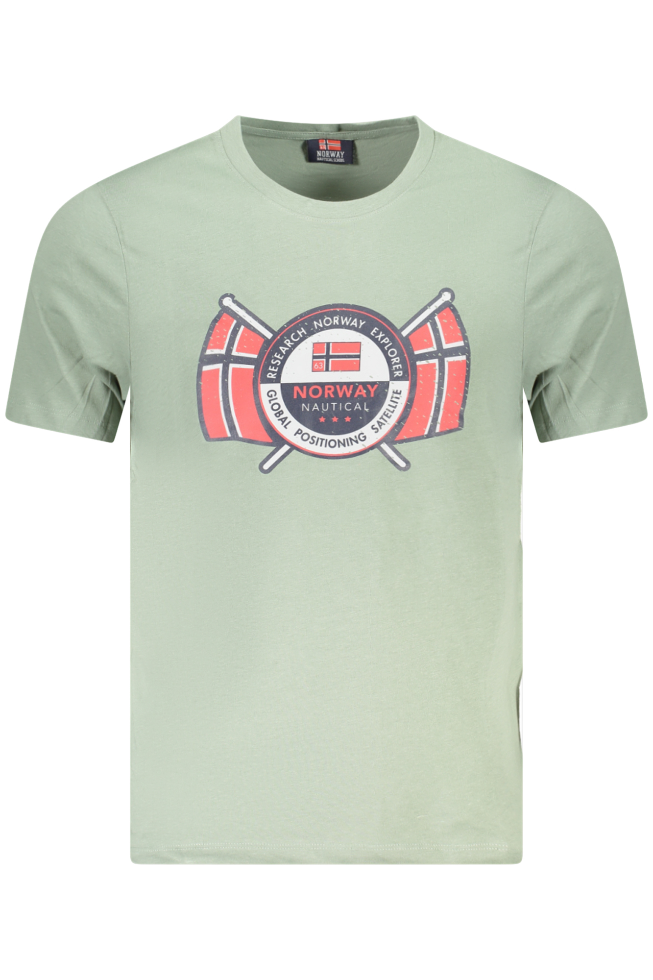 NORWAY 1963 MEN SHORT SLEEVE T-SHIRT GREEN NORWAY 1963 MEN SHORT SLEEVE T-SHIRT GREEN