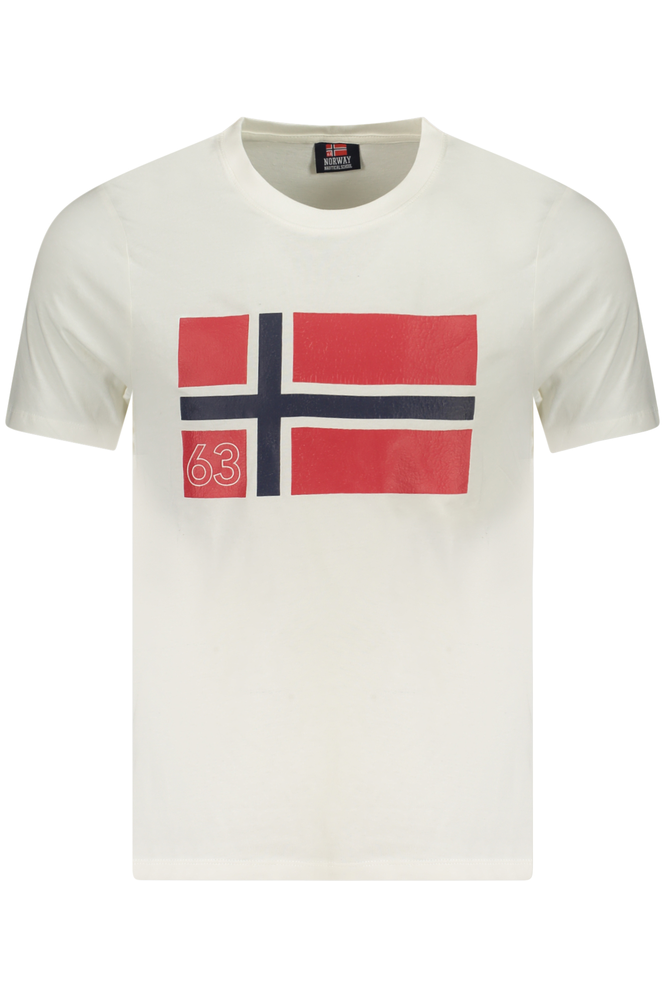 NORWAY 1963 MEN SHORT SLEEVE T-SHIRT WHITE NORWAY 1963 MEN SHORT SLEEVE T-SHIRT WHITE