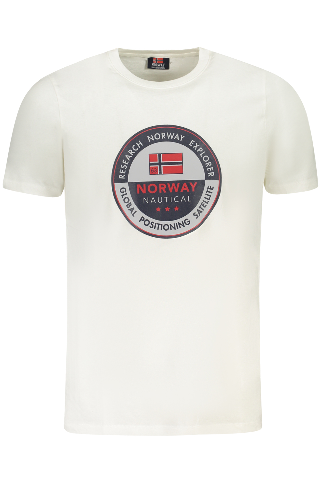 NORWAY 1963 MEN SHORT SLEEVE T-SHIRT WHITE NORWAY 1963 MEN SHORT SLEEVE T-SHIRT WHITE