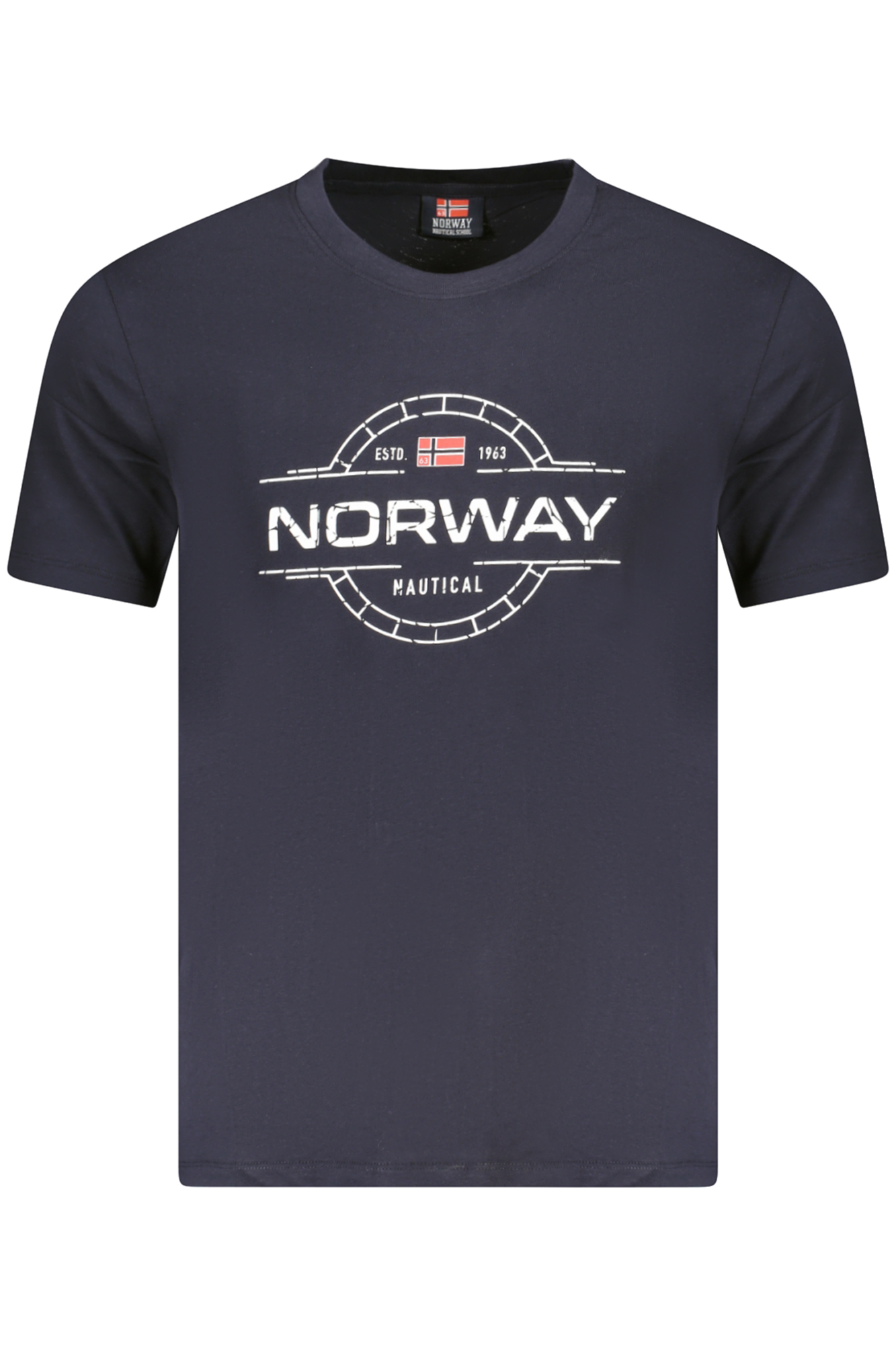 NORWAY 1963 MEN SHORT SLEEVE T-SHIRT BLUE