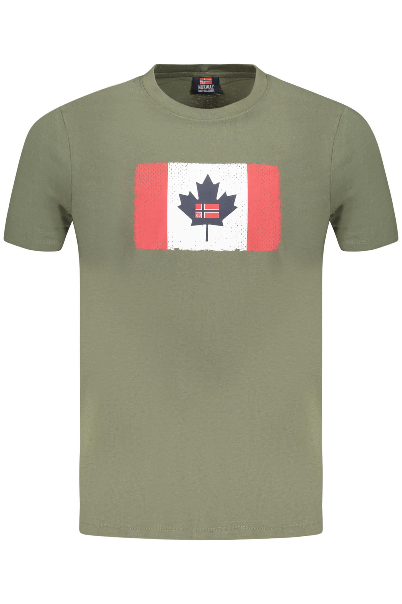 NORWAY 1963 MEN SHORT SLEEVE T-SHIRT GREEN NORWAY 1963 MEN SHORT SLEEVE T-SHIRT GREEN