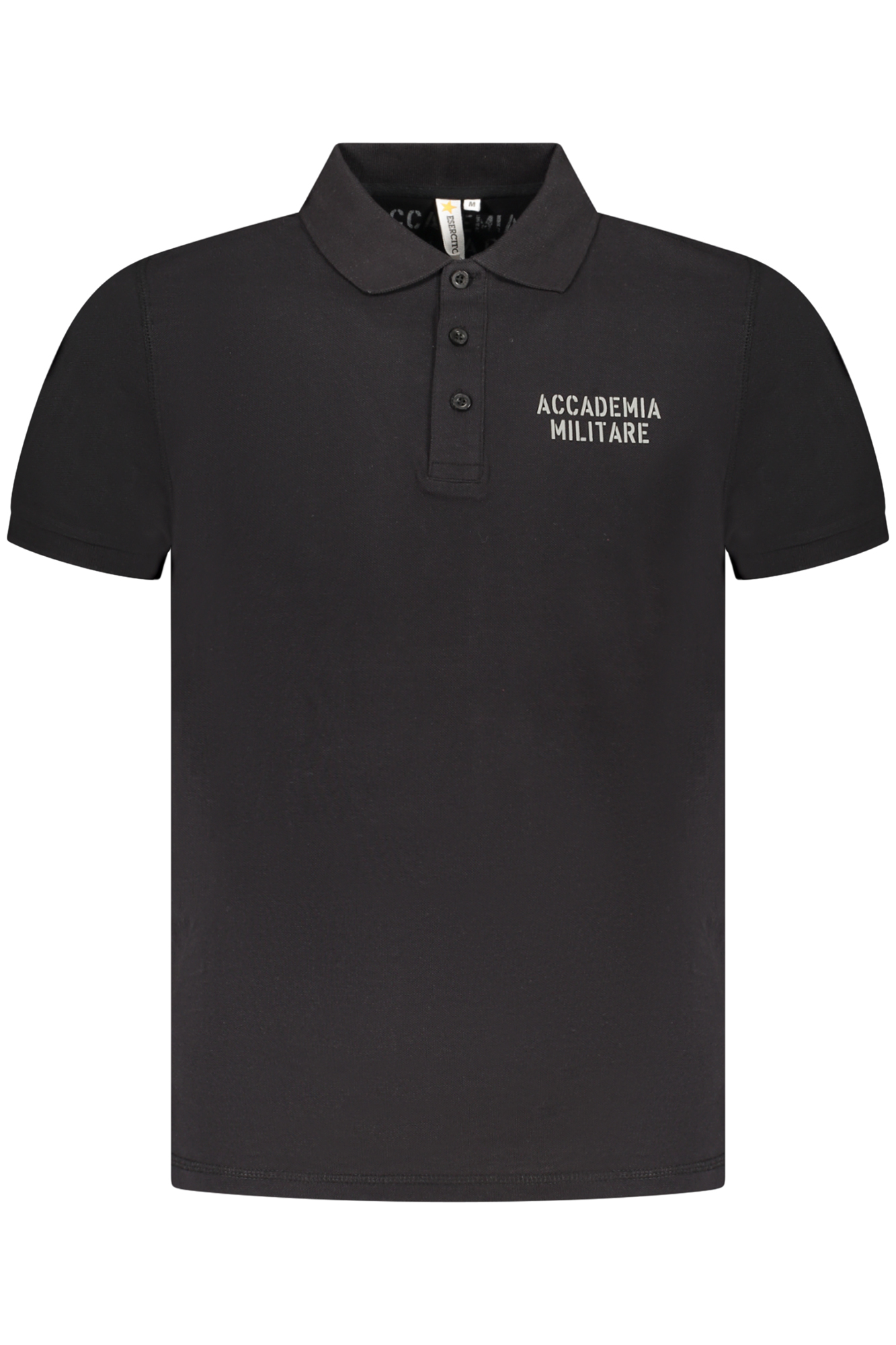 MILITARY ACADEMY BLACK MEN SHORT SLEEVE POLO MILITARY ACADEMY BLACK MEN SHORT SLEEVE POLO