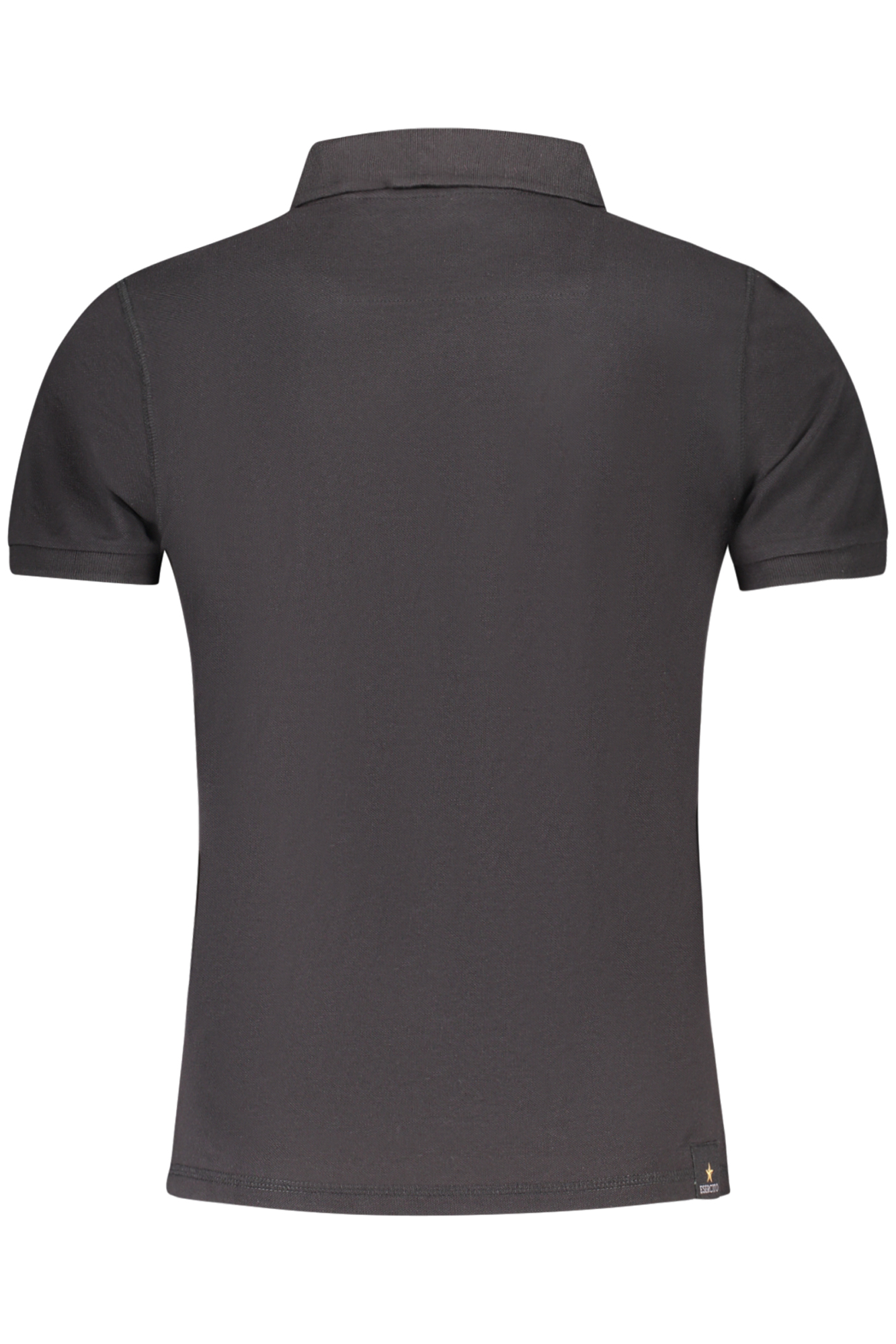 MILITARY ACADEMY BLACK MEN SHORT SLEEVE POLO