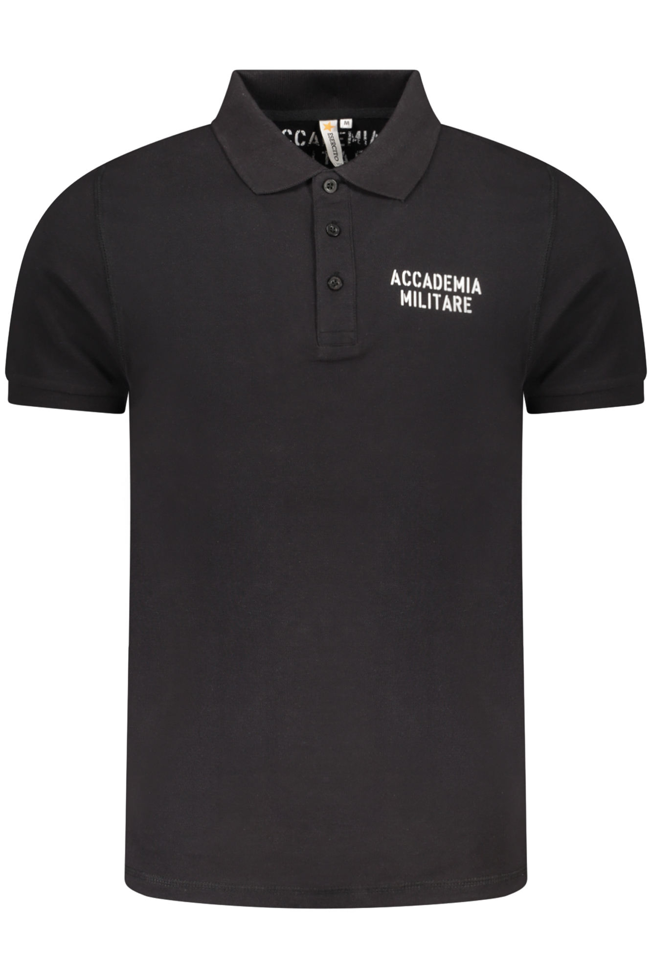 MILITARY ACADEMY BLACK MEN SHORT SLEEVE POLO MILITARY ACADEMY BLACK MEN SHORT SLEEVE POLO