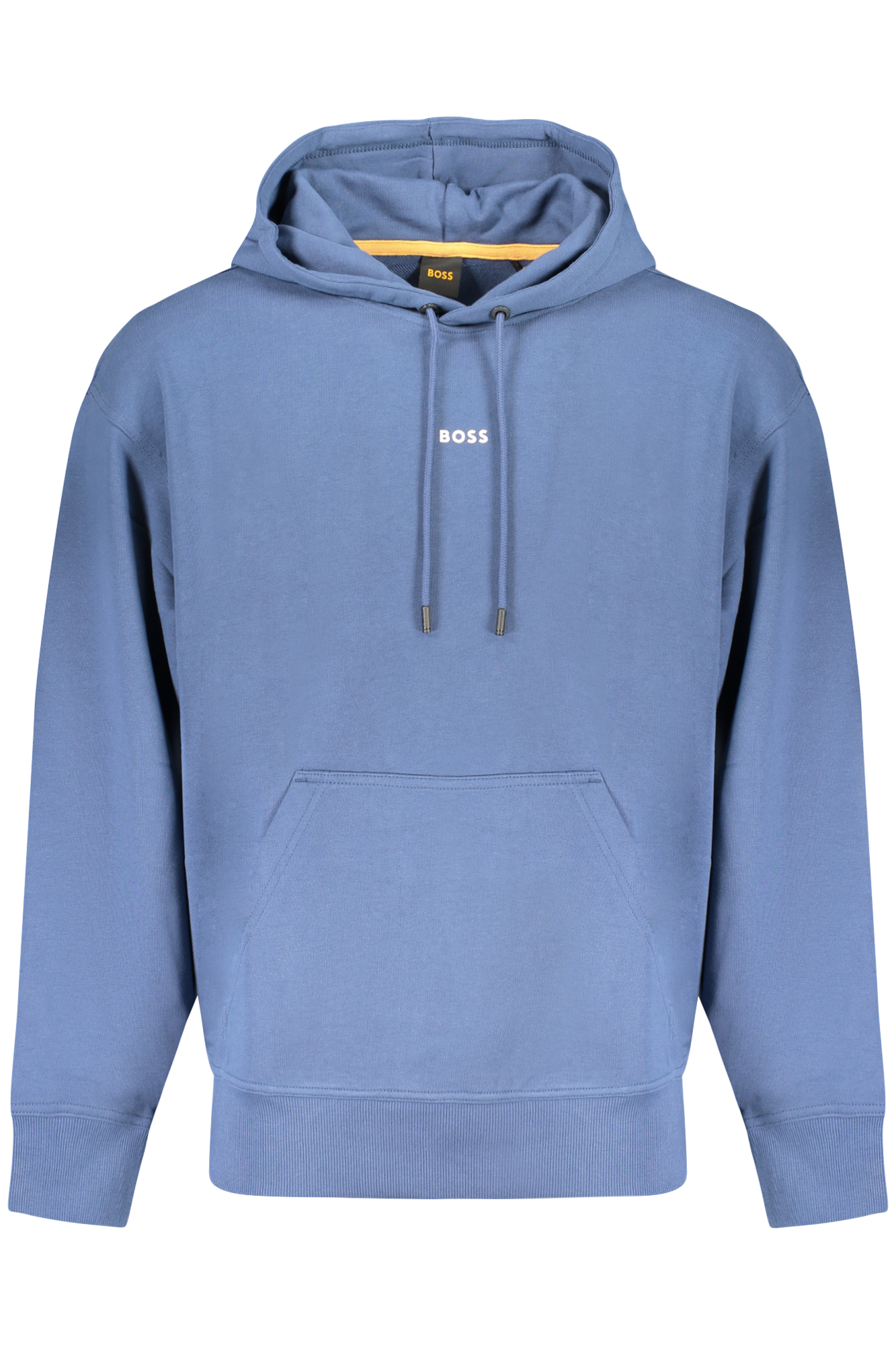 BOSS MEN BLUE ZIP-UP SWEATSHIRT BOSS MEN BLUE ZIP-UP SWEATSHIRT