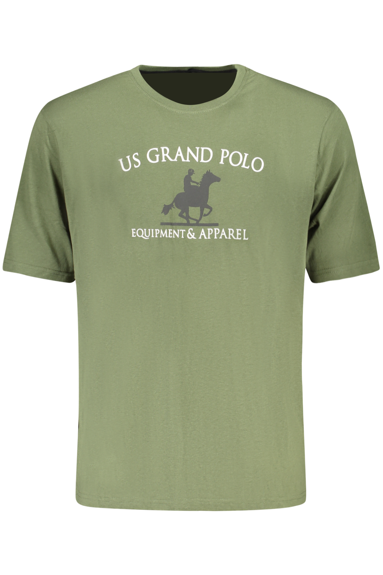 US GRAND MEN SHORT-SLEEVED GREEN T-SHIRT