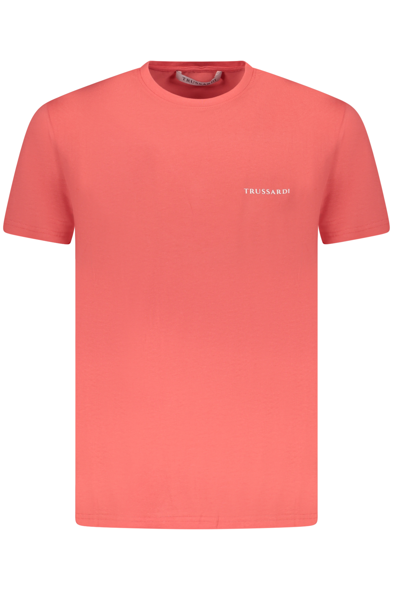 TRUSSARDI MEN SHORT SLEEVE T-SHIRT PINK TRUSSARDI MEN SHORT SLEEVE T-SHIRT PINK