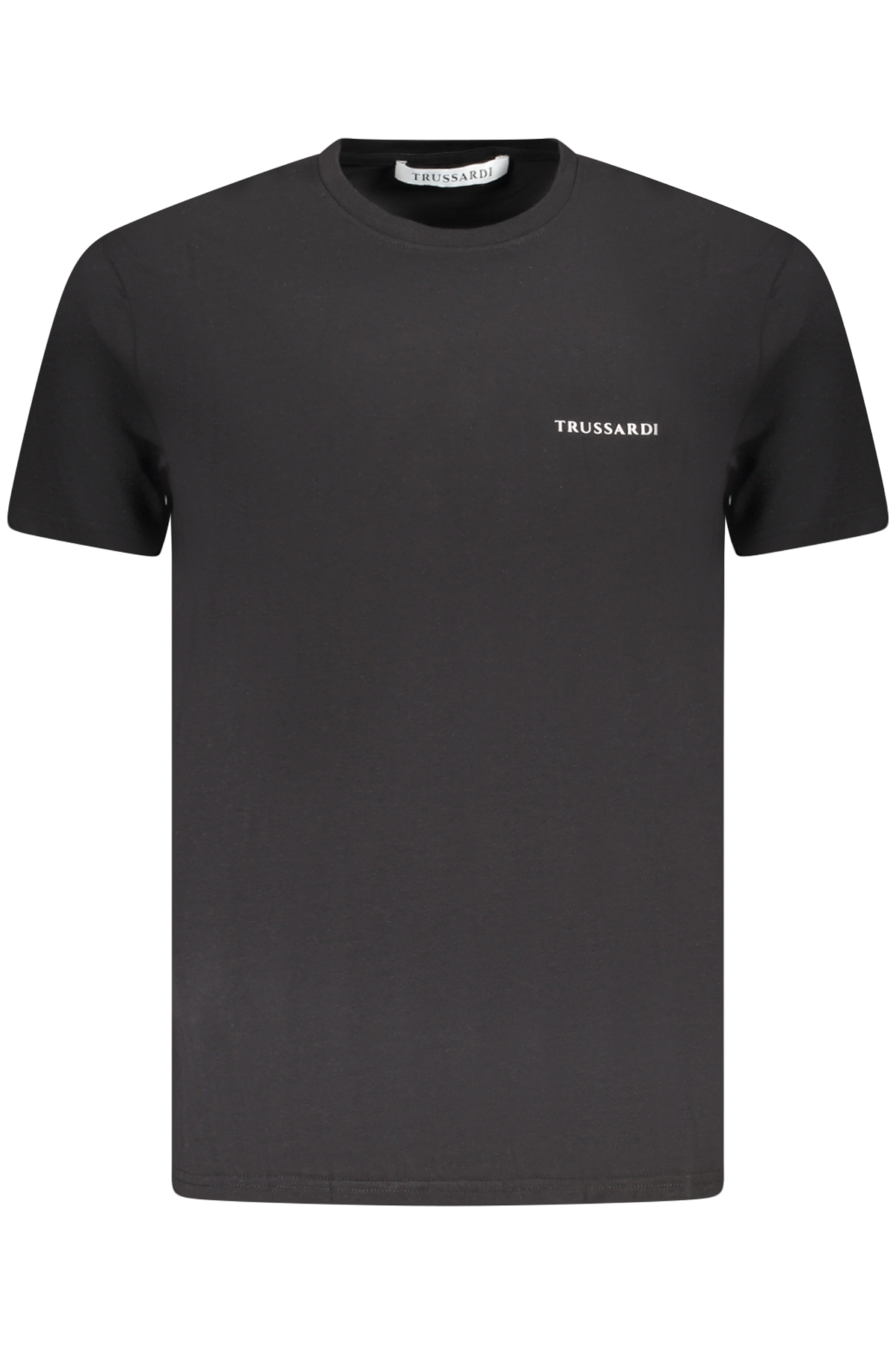 TRUSSARDI SHORT SLEEVE T-SHIRT MEN BLACK TRUSSARDI SHORT SLEEVE T-SHIRT MEN BLACK