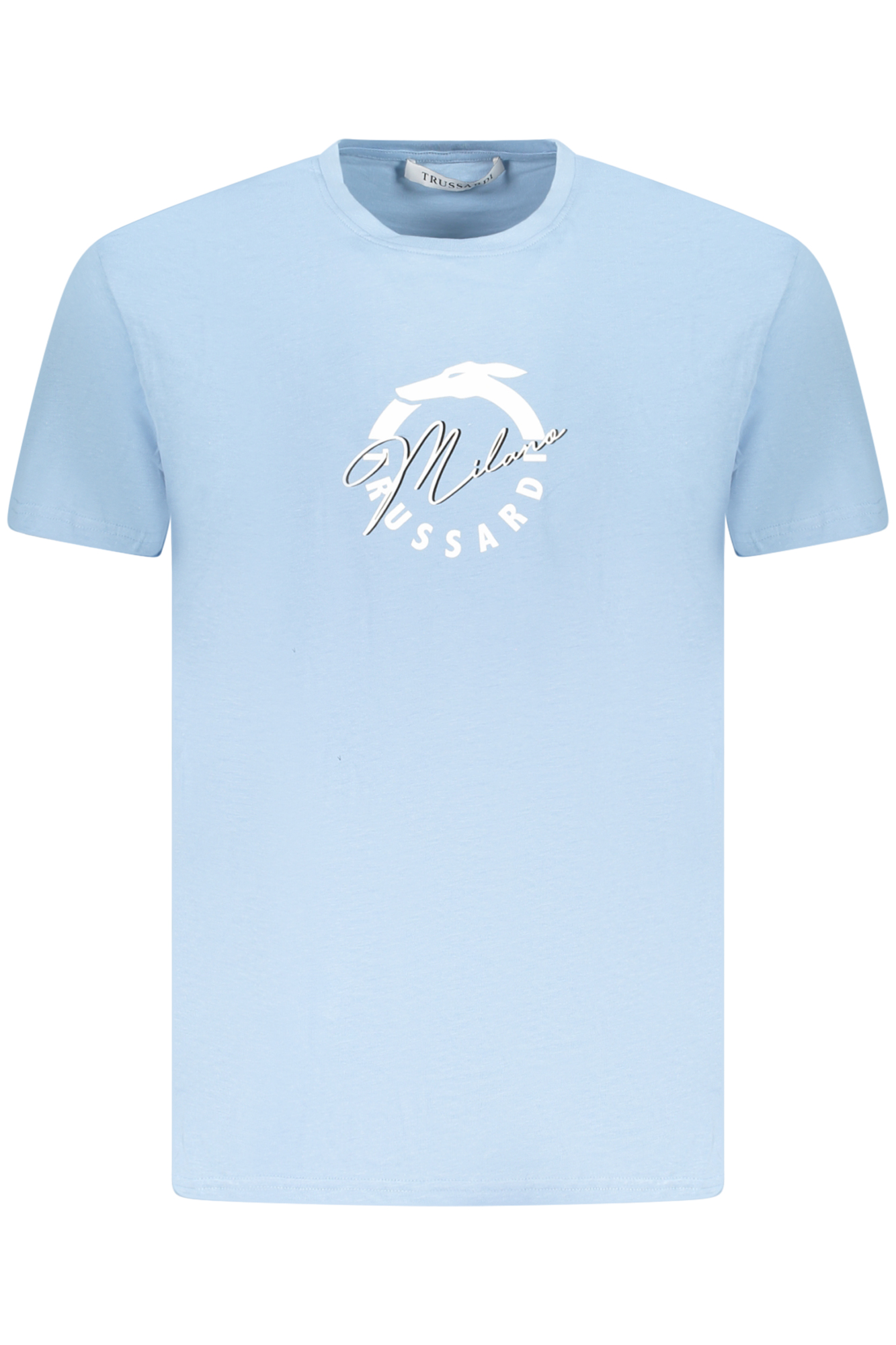 TRUSSARDI SHORT SLEEVE T-SHIRT MEN BLUE TRUSSARDI SHORT SLEEVE T-SHIRT MEN BLUE