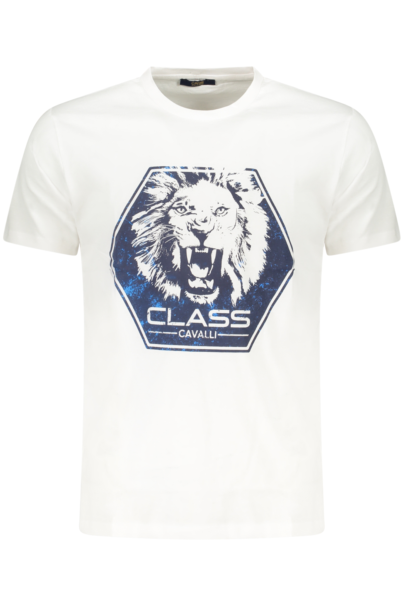 CAVALLI CLASS SHORT SLEEVE T-SHIRT MEN WHITE CAVALLI CLASS SHORT SLEEVE T-SHIRT MEN WHITE