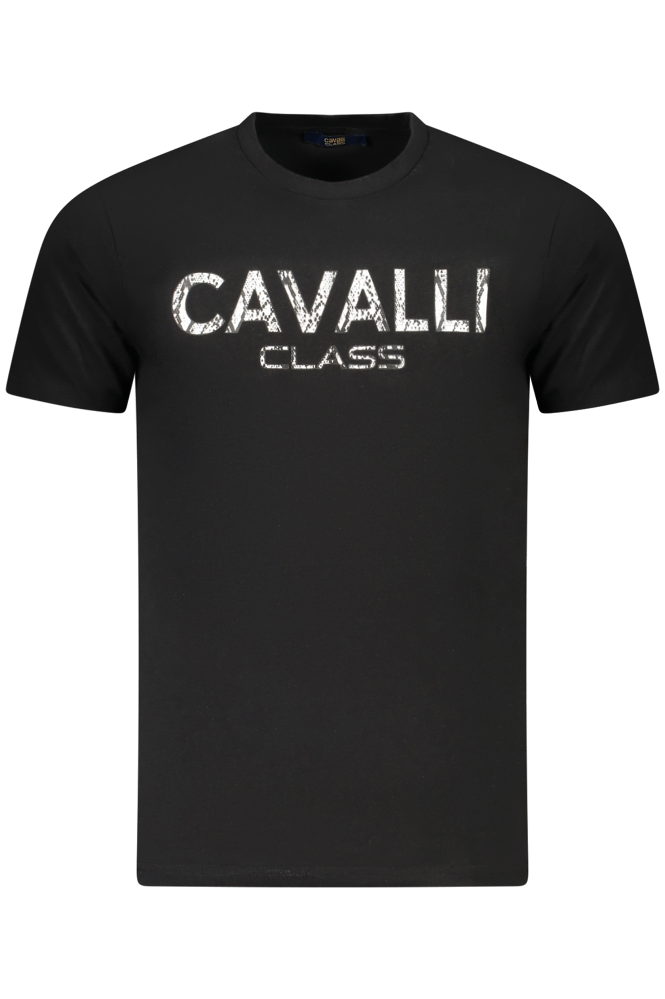 CAVALLI CLASS SHORT SLEEVE T-SHIRT MEN BLACK CAVALLI CLASS SHORT SLEEVE T-SHIRT MEN BLACK