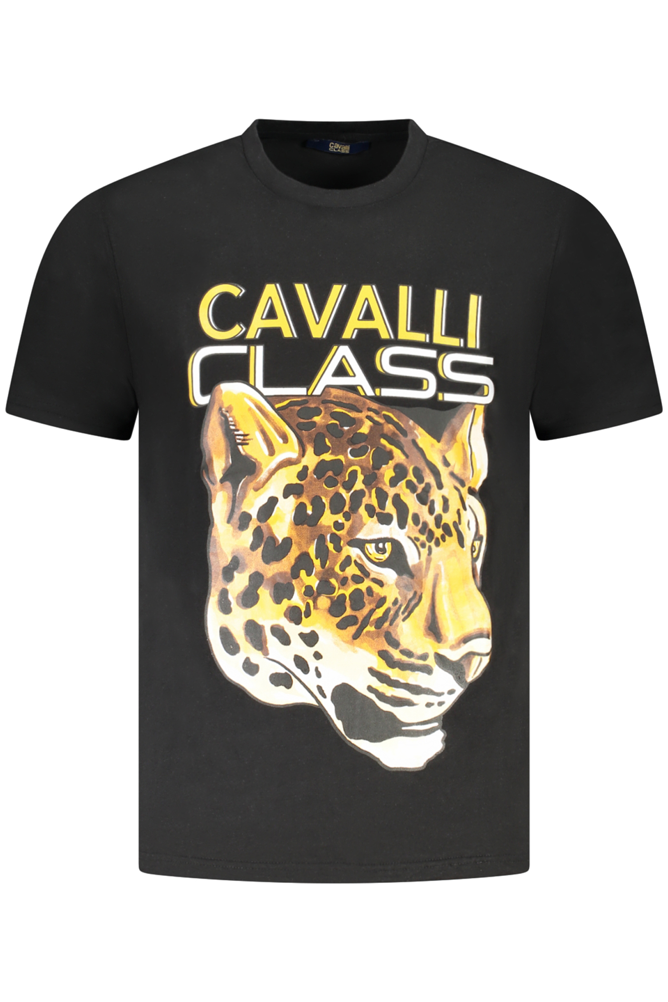 CAVALLI CLASS SHORT SLEEVE T-SHIRT MEN BLACK CAVALLI CLASS SHORT SLEEVE T-SHIRT MEN BLACK