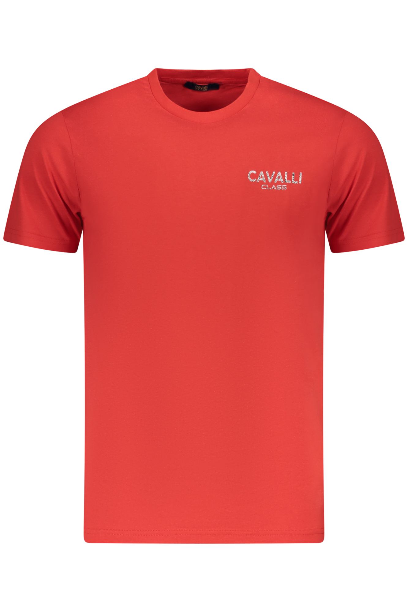 CAVALLI CLASS SHORT SLEEVE T-SHIRT MEN RED CAVALLI CLASS SHORT SLEEVE T-SHIRT MEN RED