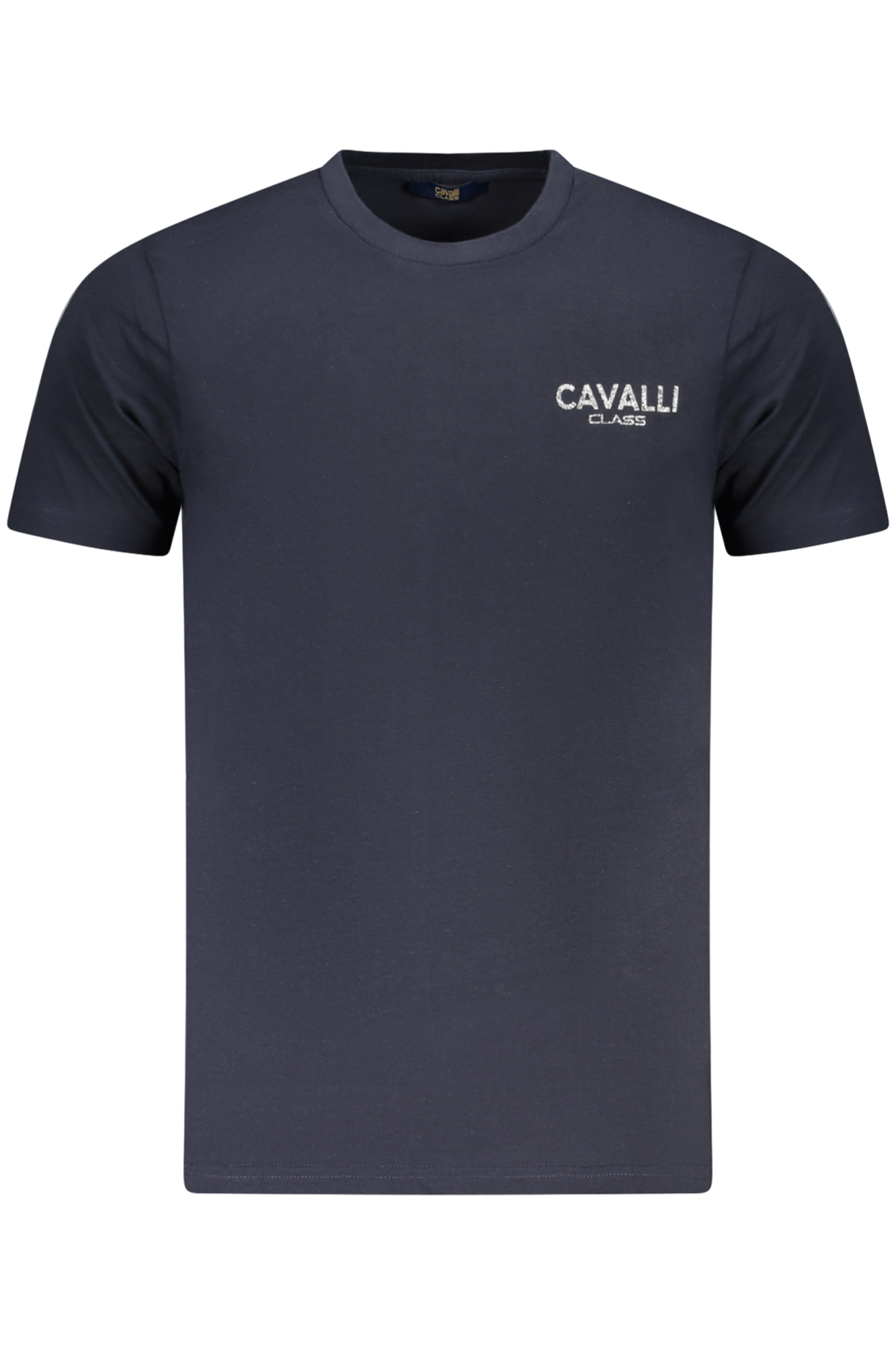 CAVALLI CLASS SHORT SLEEVE T-SHIRT MEN BLUE CAVALLI CLASS SHORT SLEEVE T-SHIRT MEN BLUE