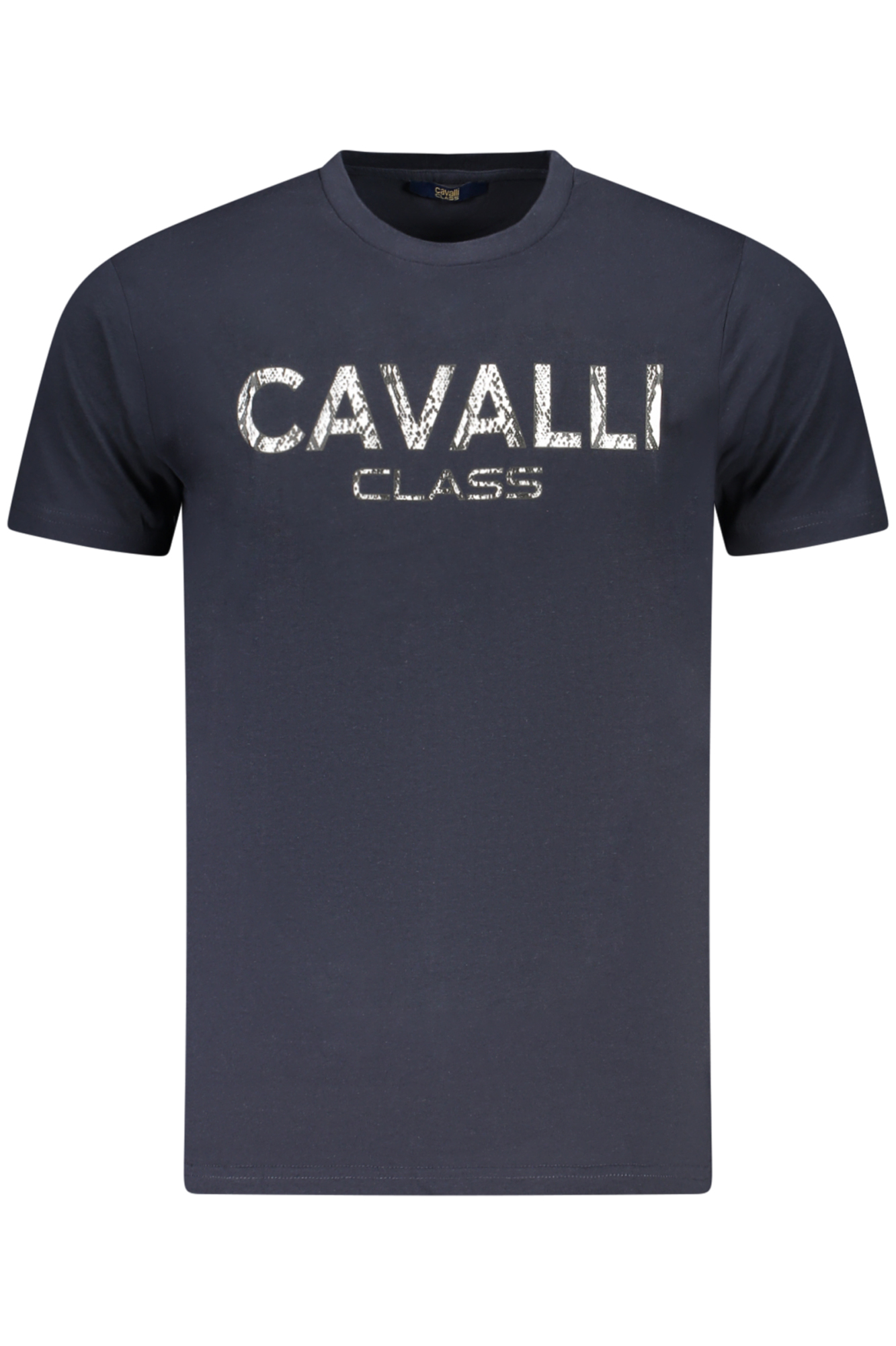 CAVALLI CLASS SHORT SLEEVE T-SHIRT MEN BLUE
