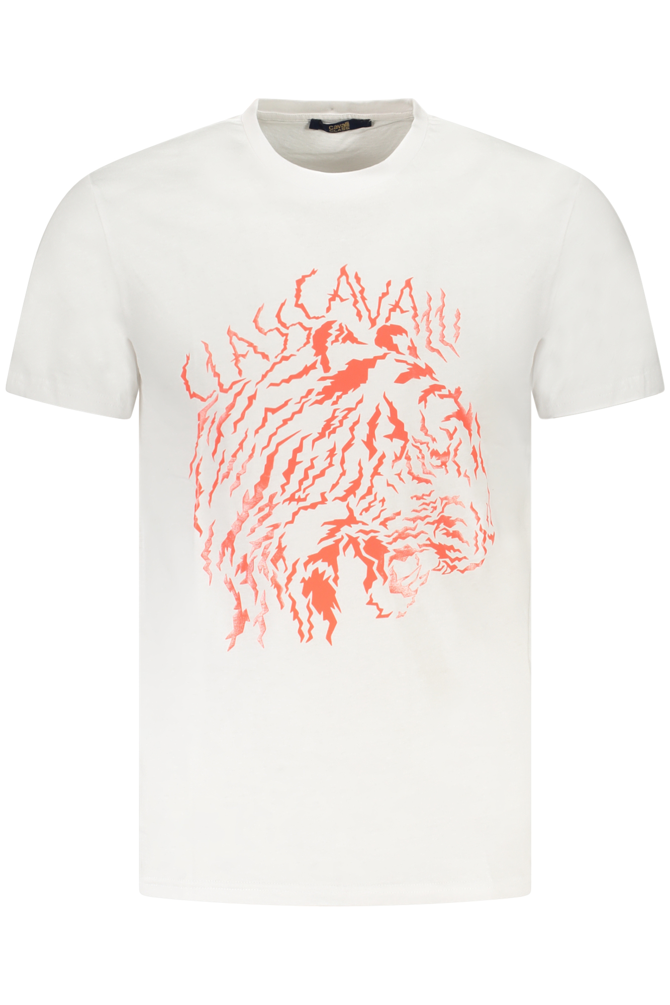 CAVALLI CLASS SHORT SLEEVE T-SHIRT MEN WHITE CAVALLI CLASS SHORT SLEEVE T-SHIRT MEN WHITE
