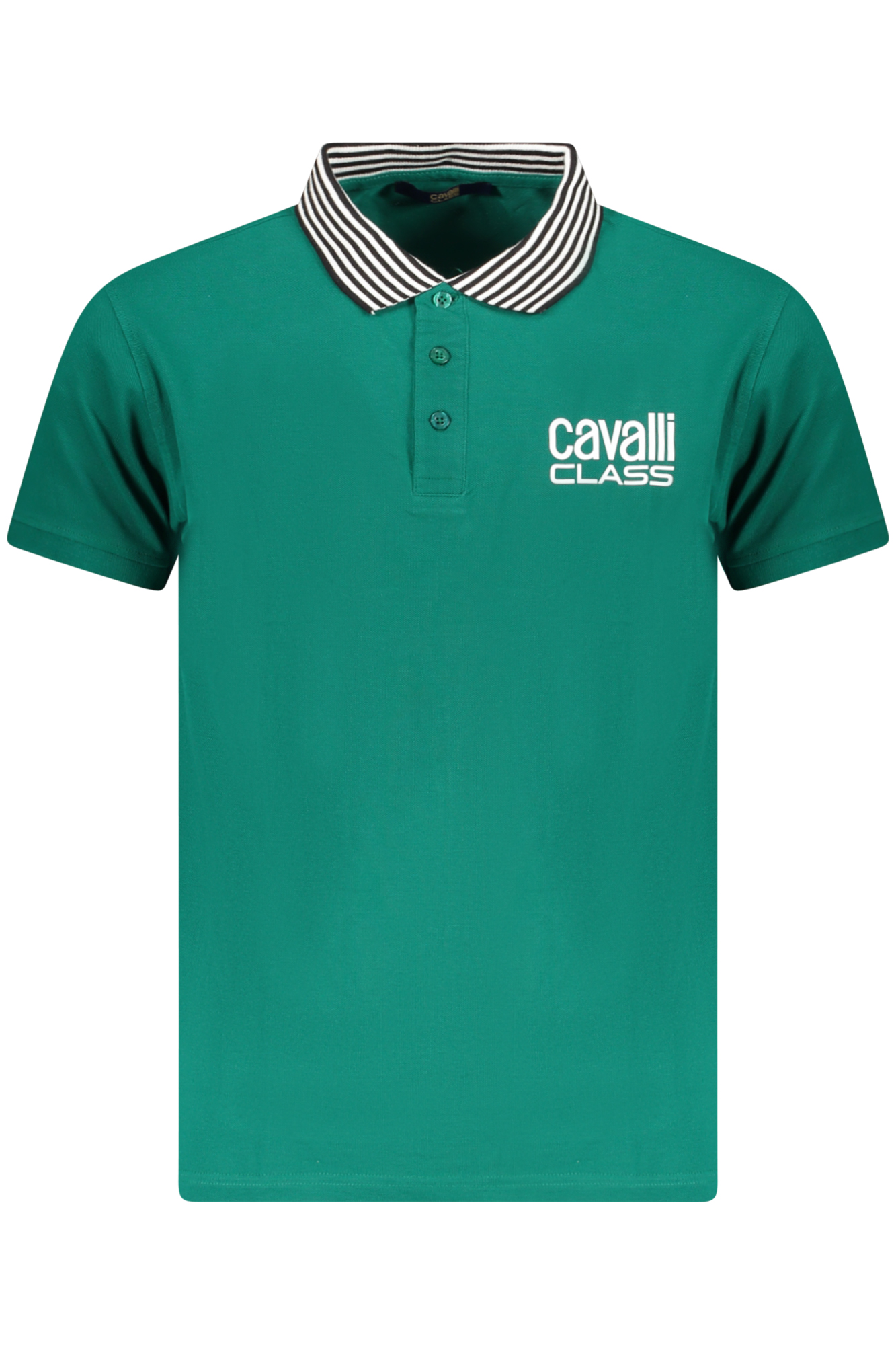 CAVALLI CLASS POLO SHORT SLEEVES MEN GREEN CAVALLI CLASS POLO SHORT SLEEVES MEN GREEN