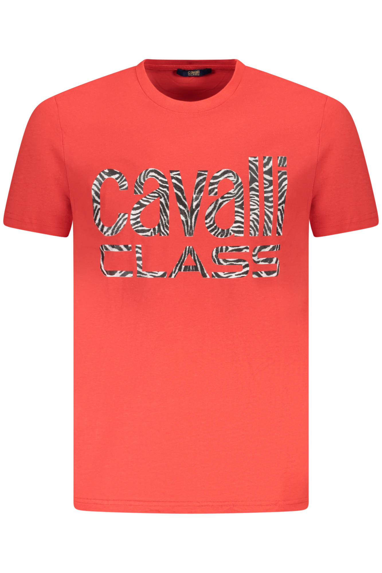 CAVALLI CLASS SHORT SLEEVE T-SHIRT MEN RED CAVALLI CLASS SHORT SLEEVE T-SHIRT MEN RED