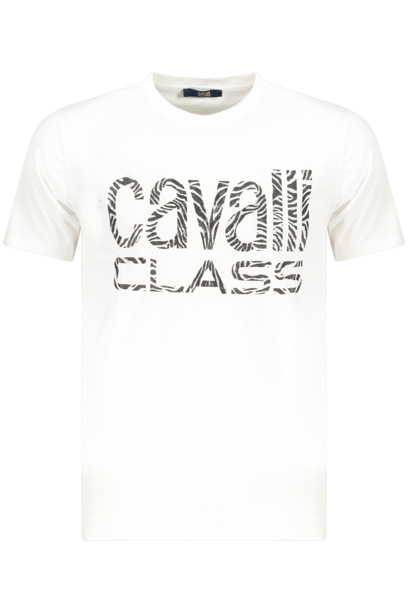 CAVALLI CLASS SHORT SLEEVE T-SHIRT MEN WHITE CAVALLI CLASS SHORT SLEEVE T-SHIRT MEN WHITE