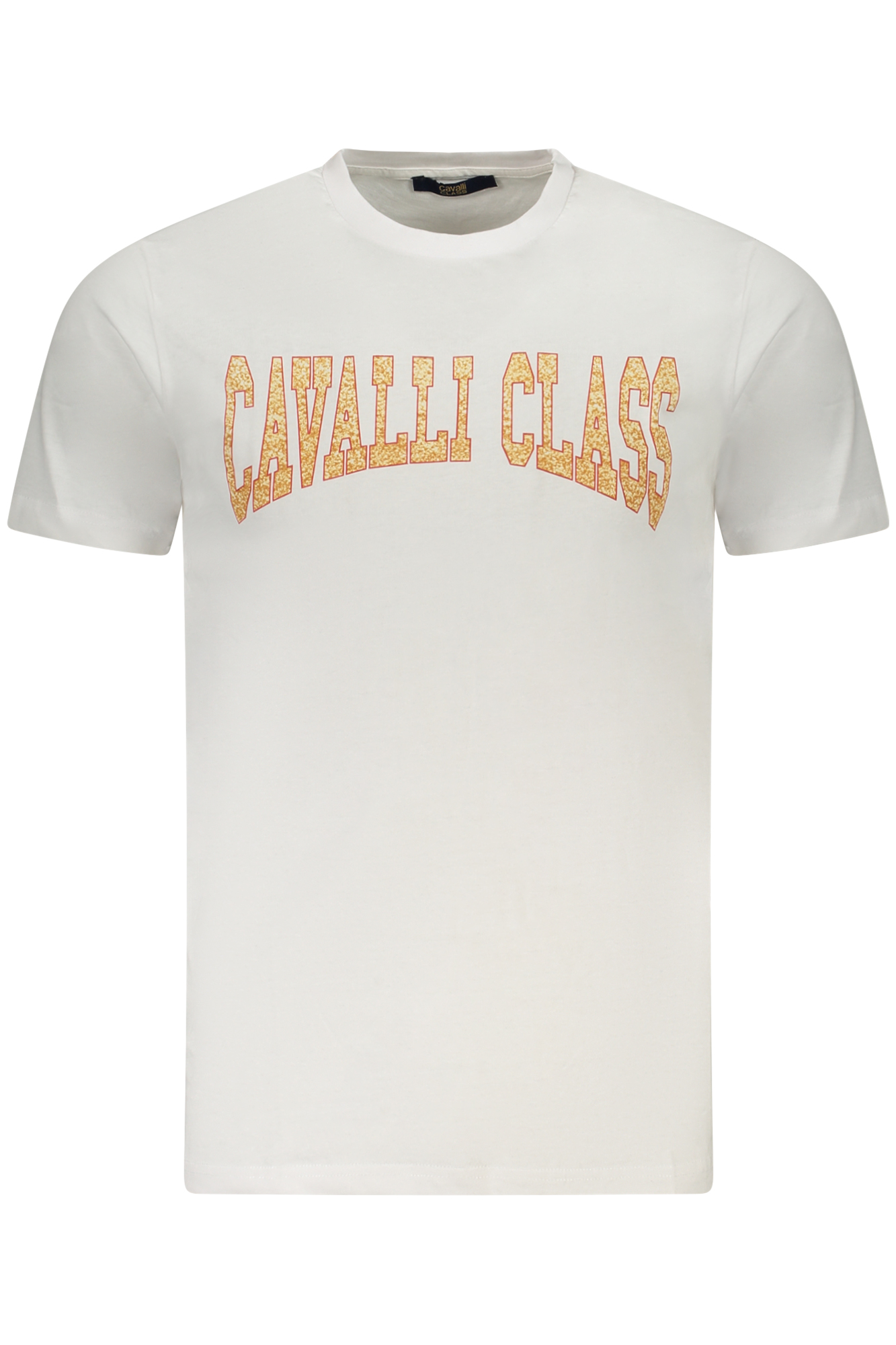 CAVALLI CLASS SHORT SLEEVE T-SHIRT MEN WHITE CAVALLI CLASS SHORT SLEEVE T-SHIRT MEN WHITE