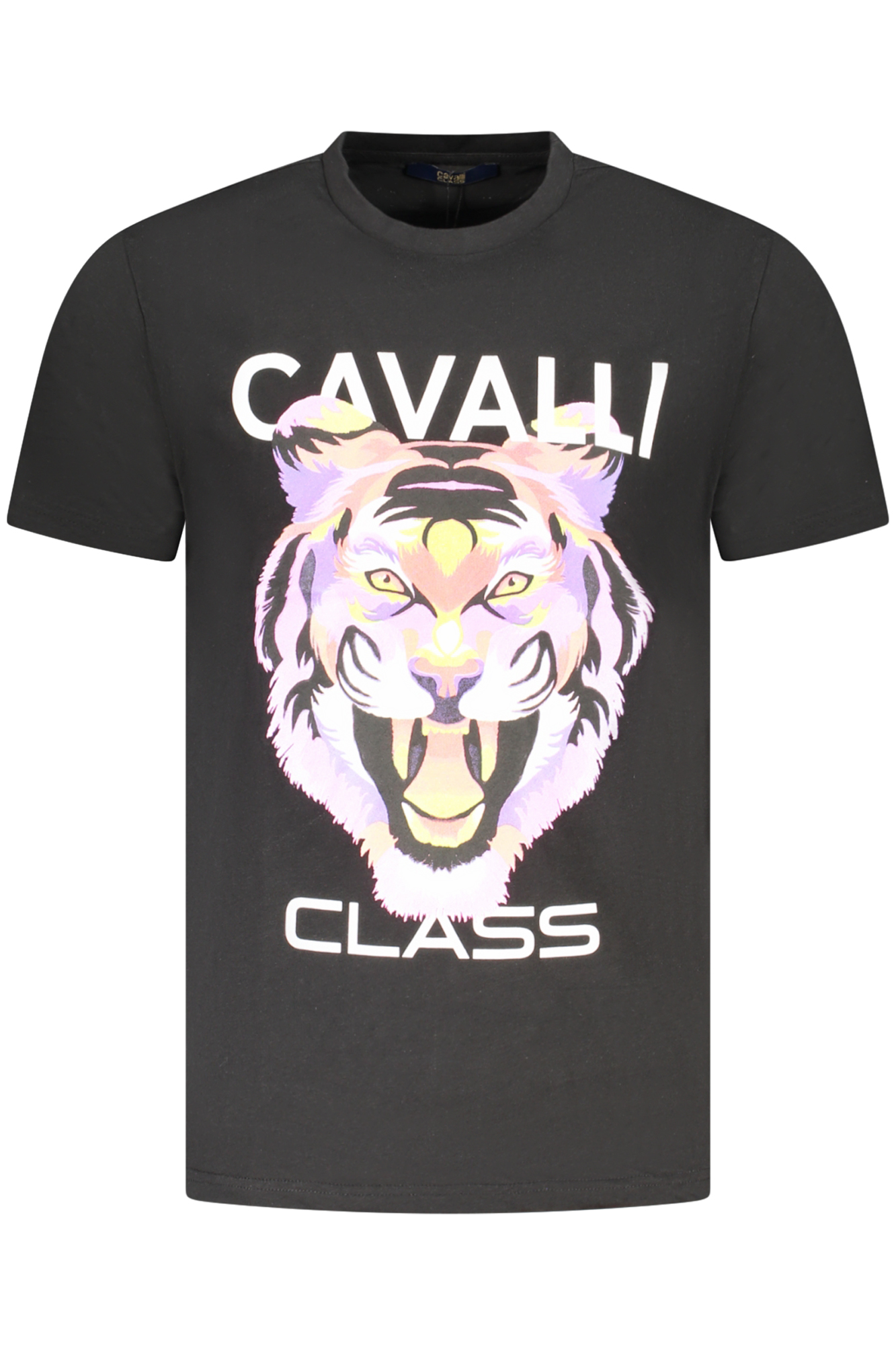 CAVALLI CLASS SHORT SLEEVE T-SHIRT MEN BLACK