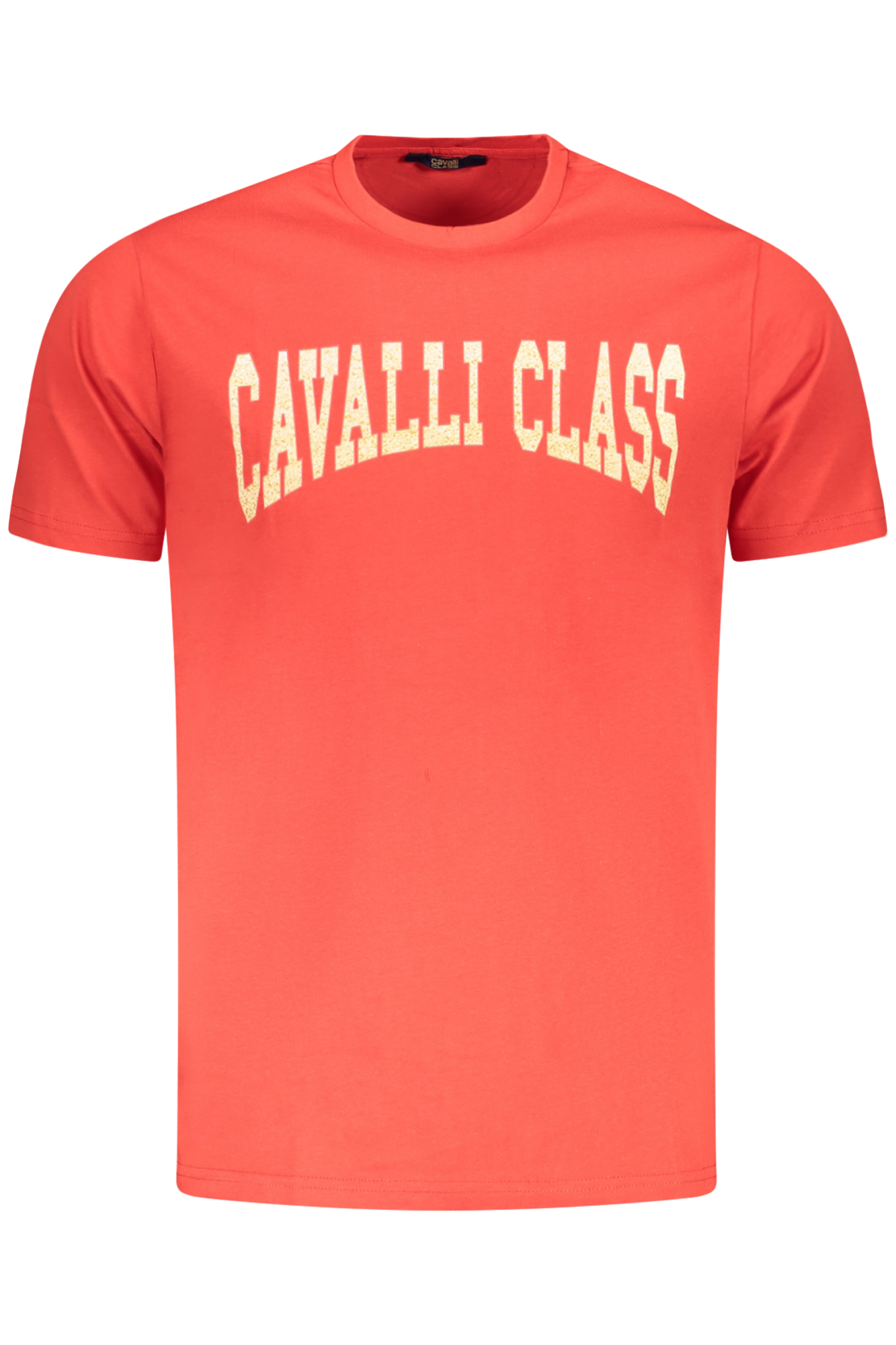 CAVALLI CLASS SHORT SLEEVE T-SHIRT MEN RED CAVALLI CLASS SHORT SLEEVE T-SHIRT MEN RED
