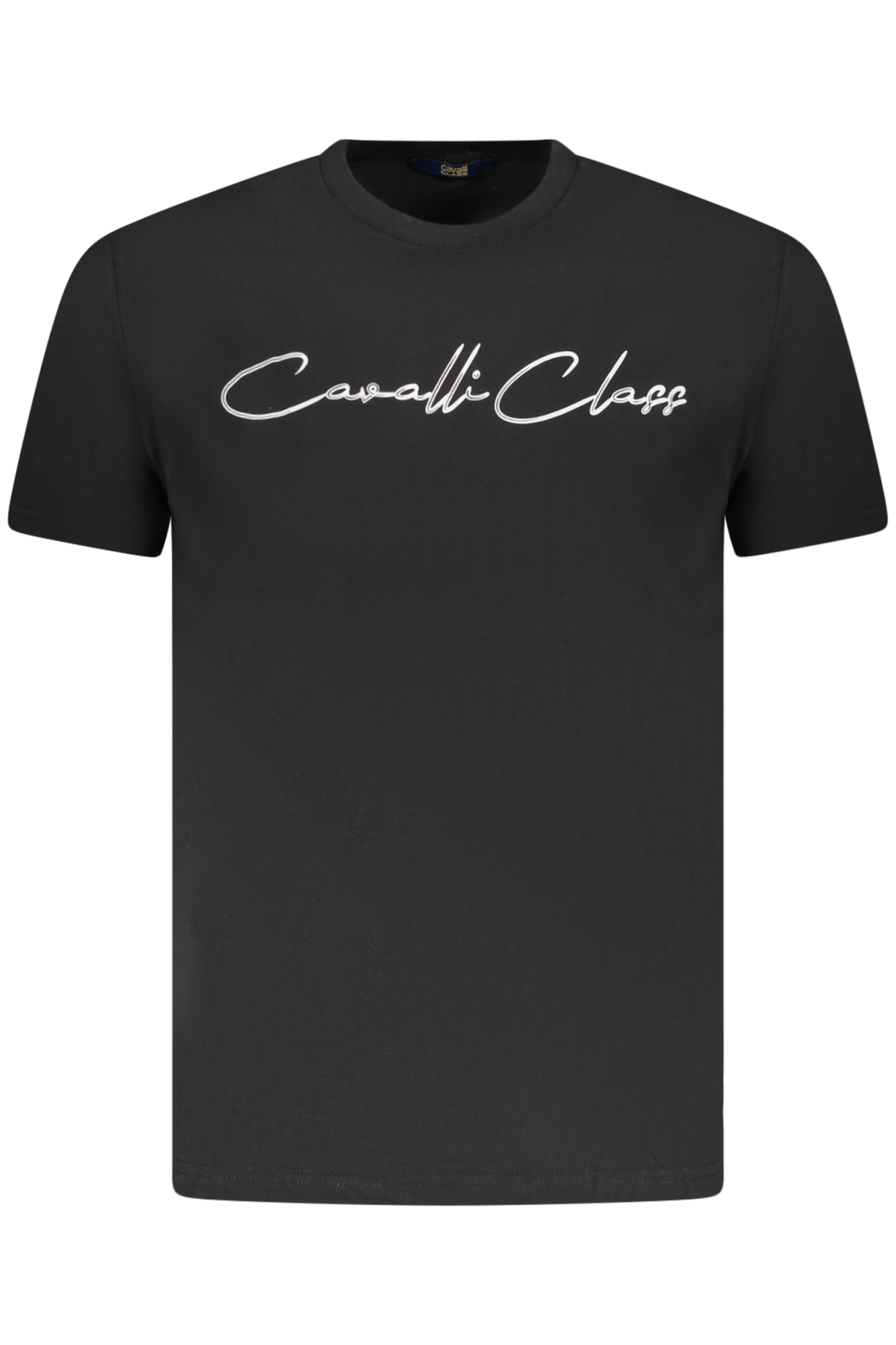 CAVALLI CLASS SHORT SLEEVE T-SHIRT MEN BLACK CAVALLI CLASS SHORT SLEEVE T-SHIRT MEN BLACK