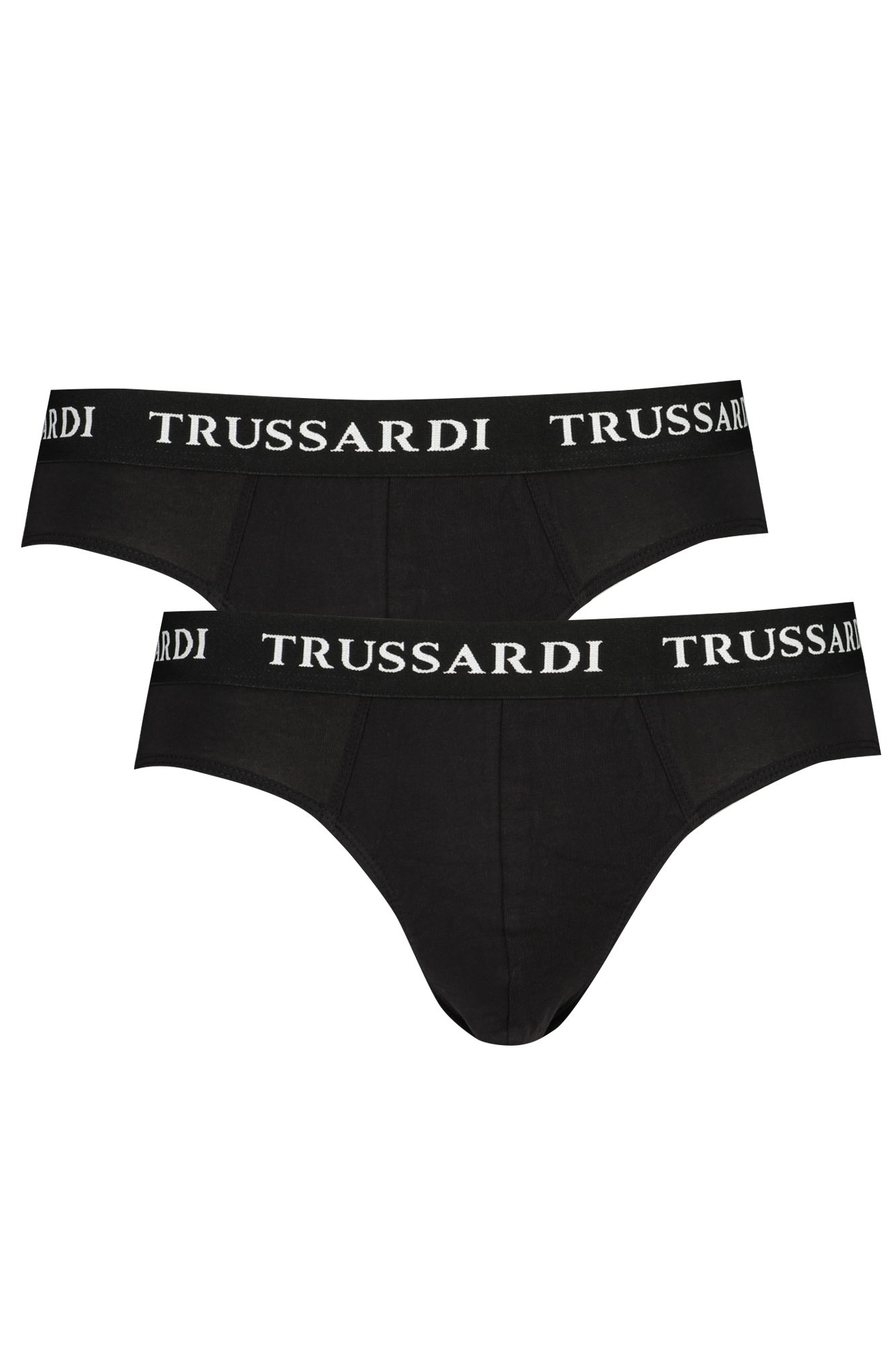 TRUSSARDI BLACK MEN SLIP