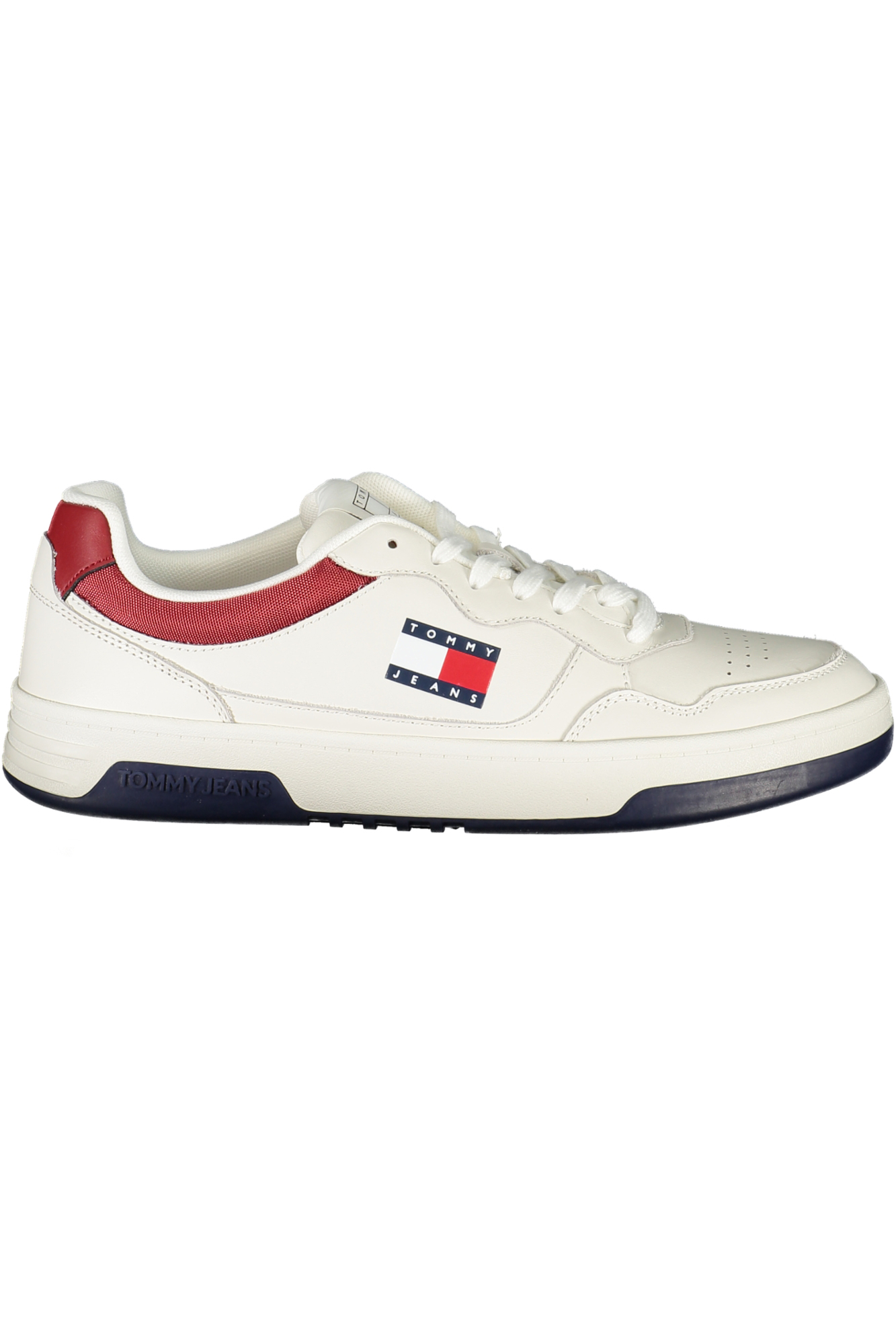 TOMMY HILFIGER MEN SPORTS SHOES WHITE TOMMY HILFIGER MEN SPORTS SHOES WHITE