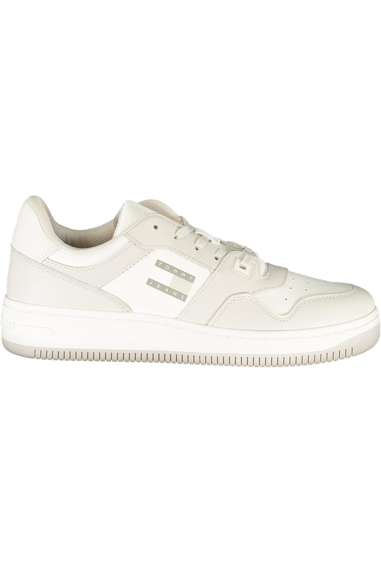 TOMMY HILFIGER MEN SPORTS SHOES WHITE TOMMY HILFIGER MEN SPORTS SHOES WHITE