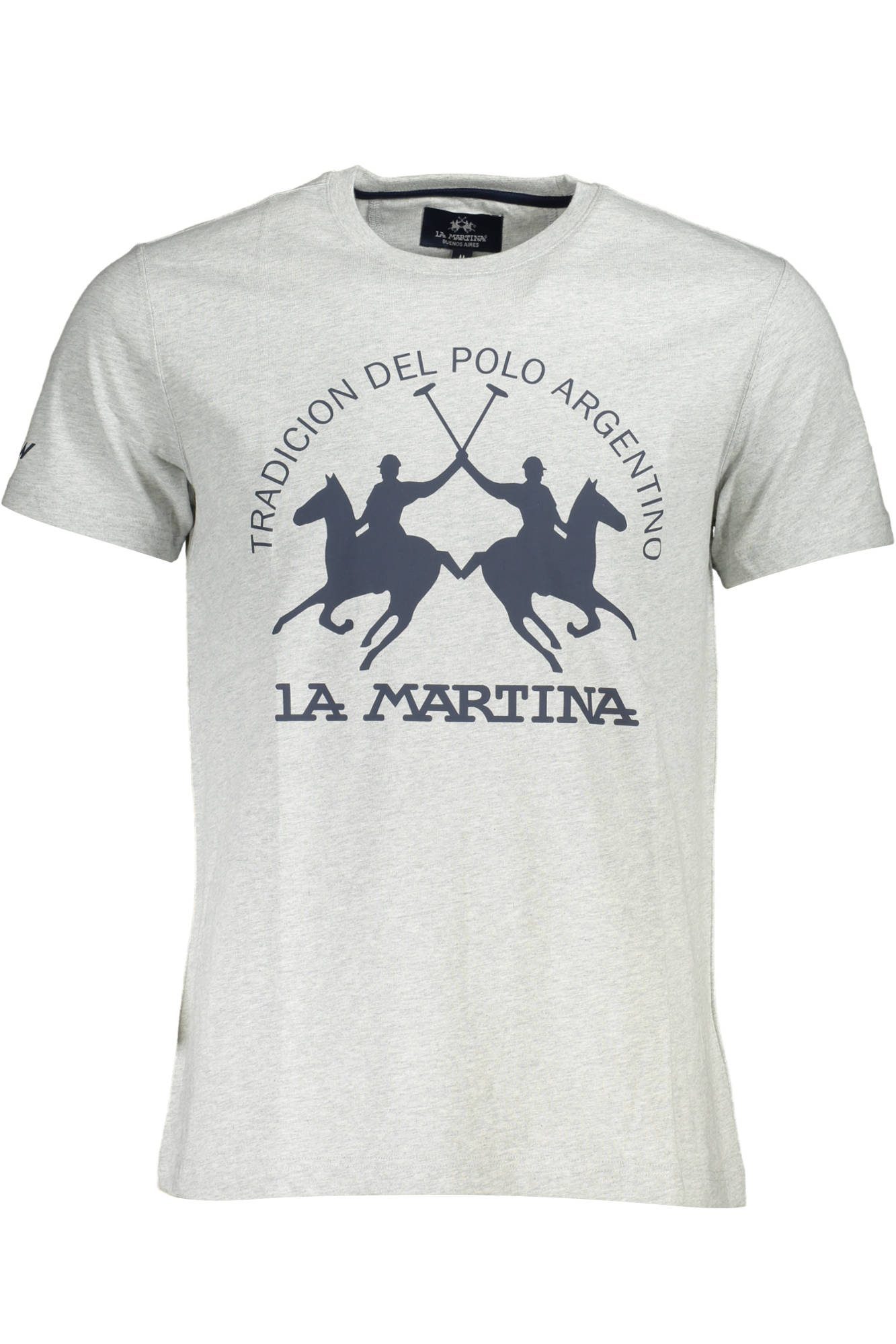 LA MARTINA SHORT SLEEVE T-SHIRT MEN GREY LA MARTINA SHORT SLEEVE T-SHIRT MEN GREY