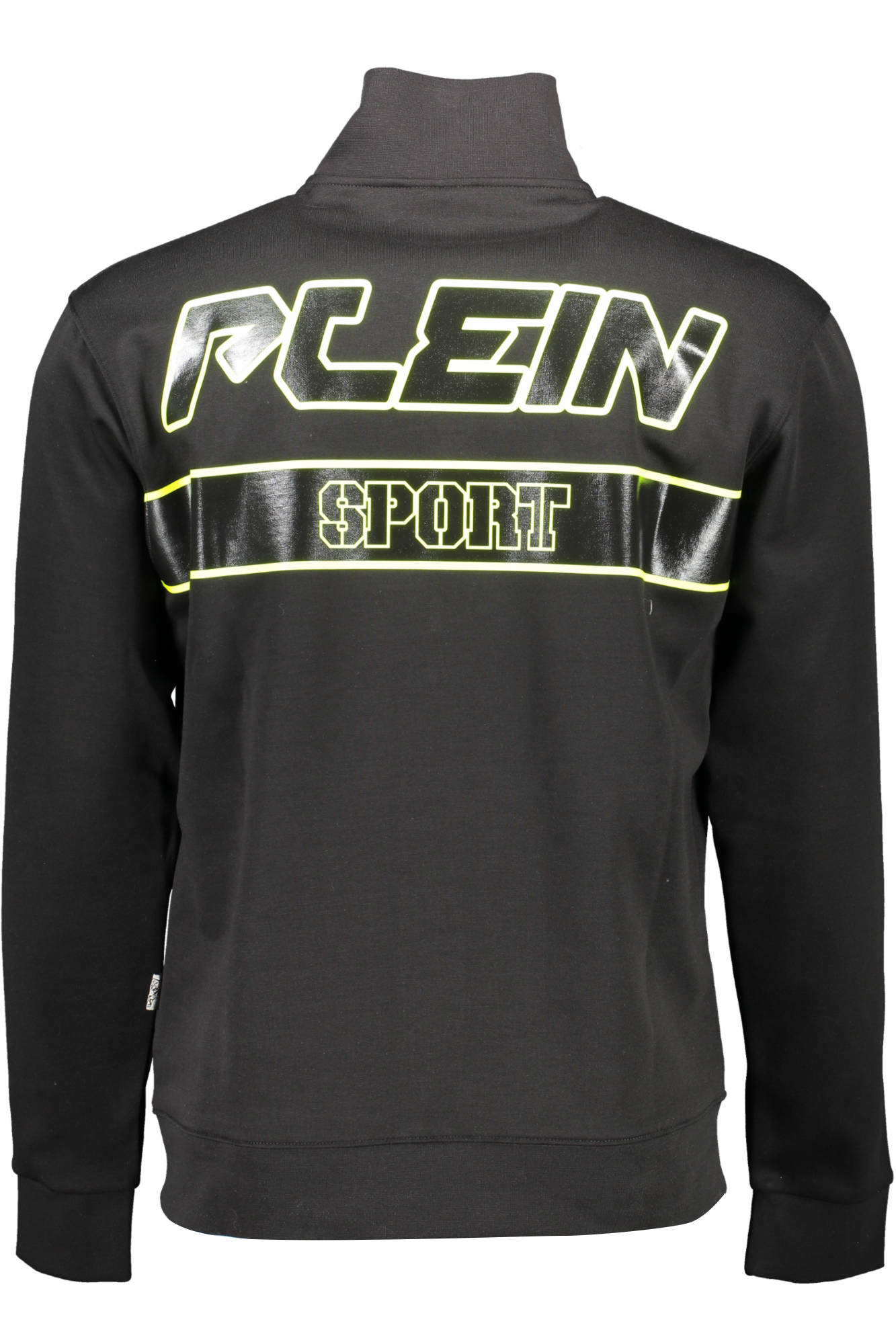 PLEIN SPORT MEN ZIP-UP SWEATSHIRT BLACK