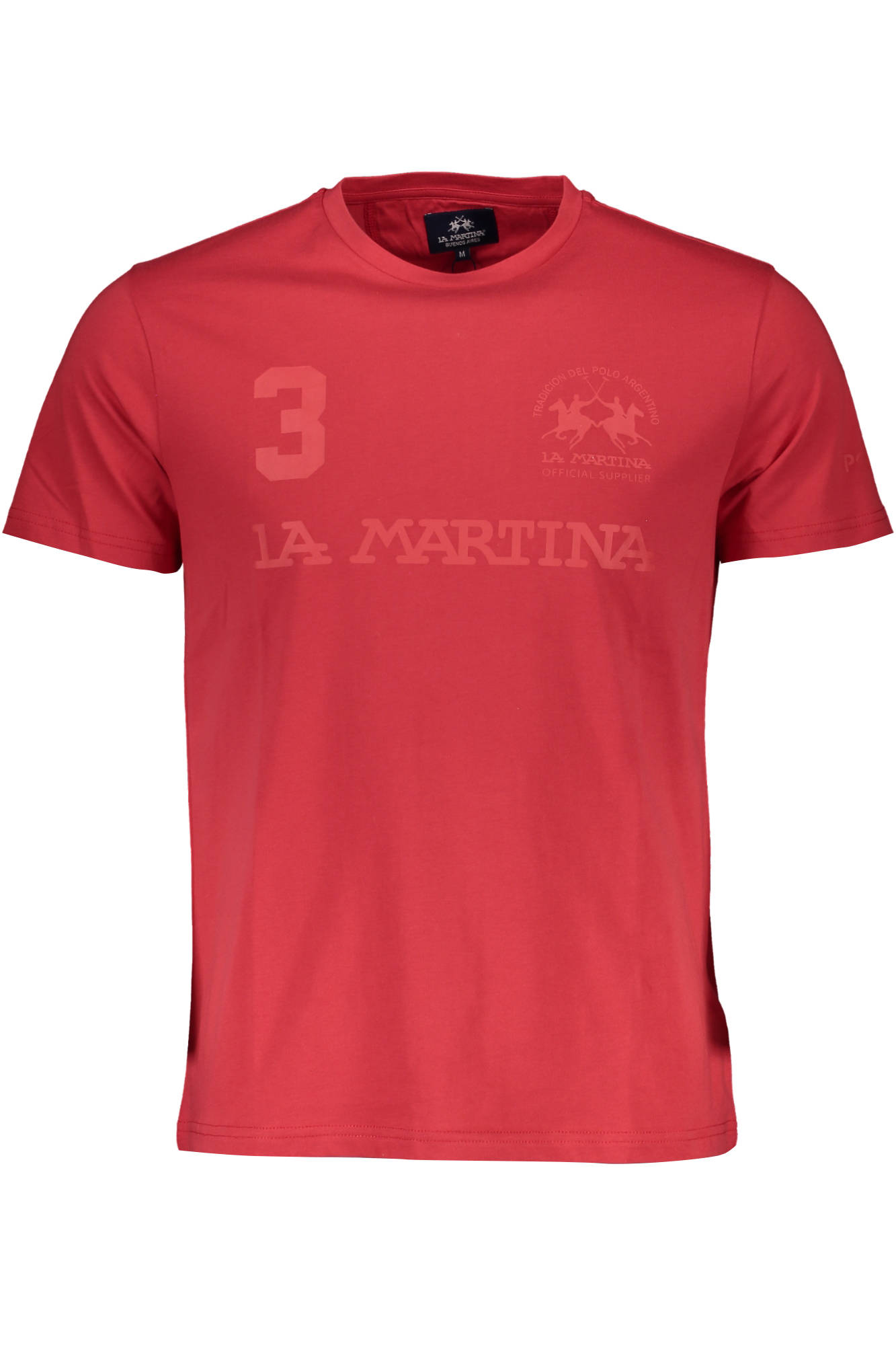 LA MARTINA MEN SHORT SLEEVE T-SHIRT RED