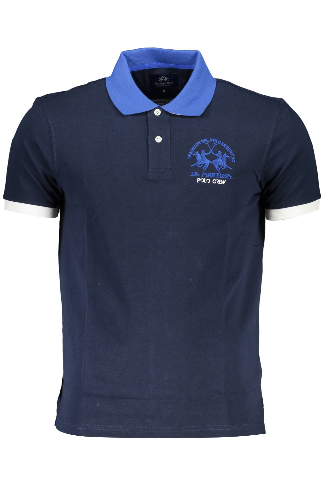 LA MARTINA MEN SHORT SLEEVE POLO BLUE LA MARTINA MEN SHORT SLEEVE POLO BLUE