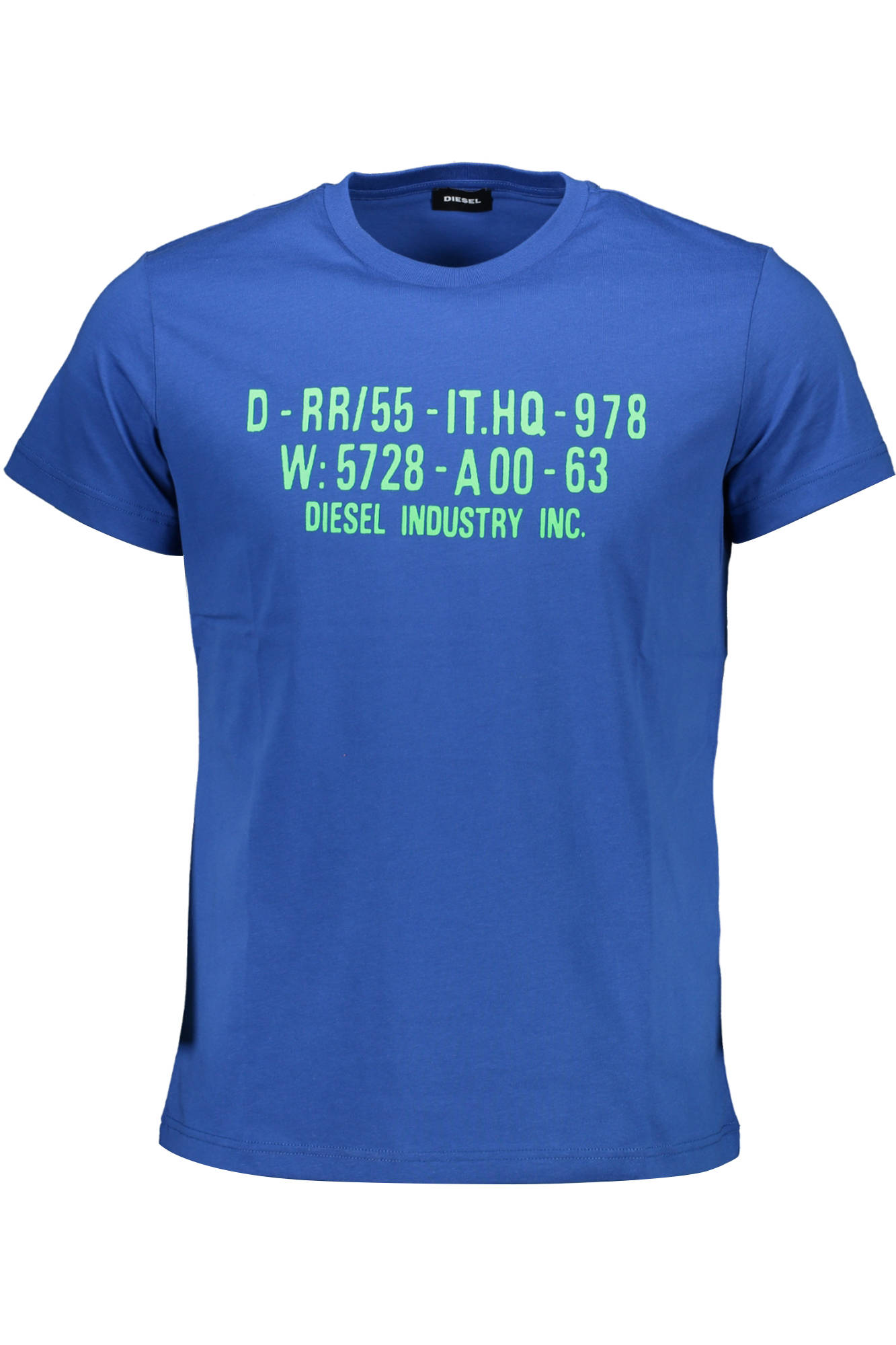 DIESEL MEN SHORT SLEEVE T-SHIRT BLUE