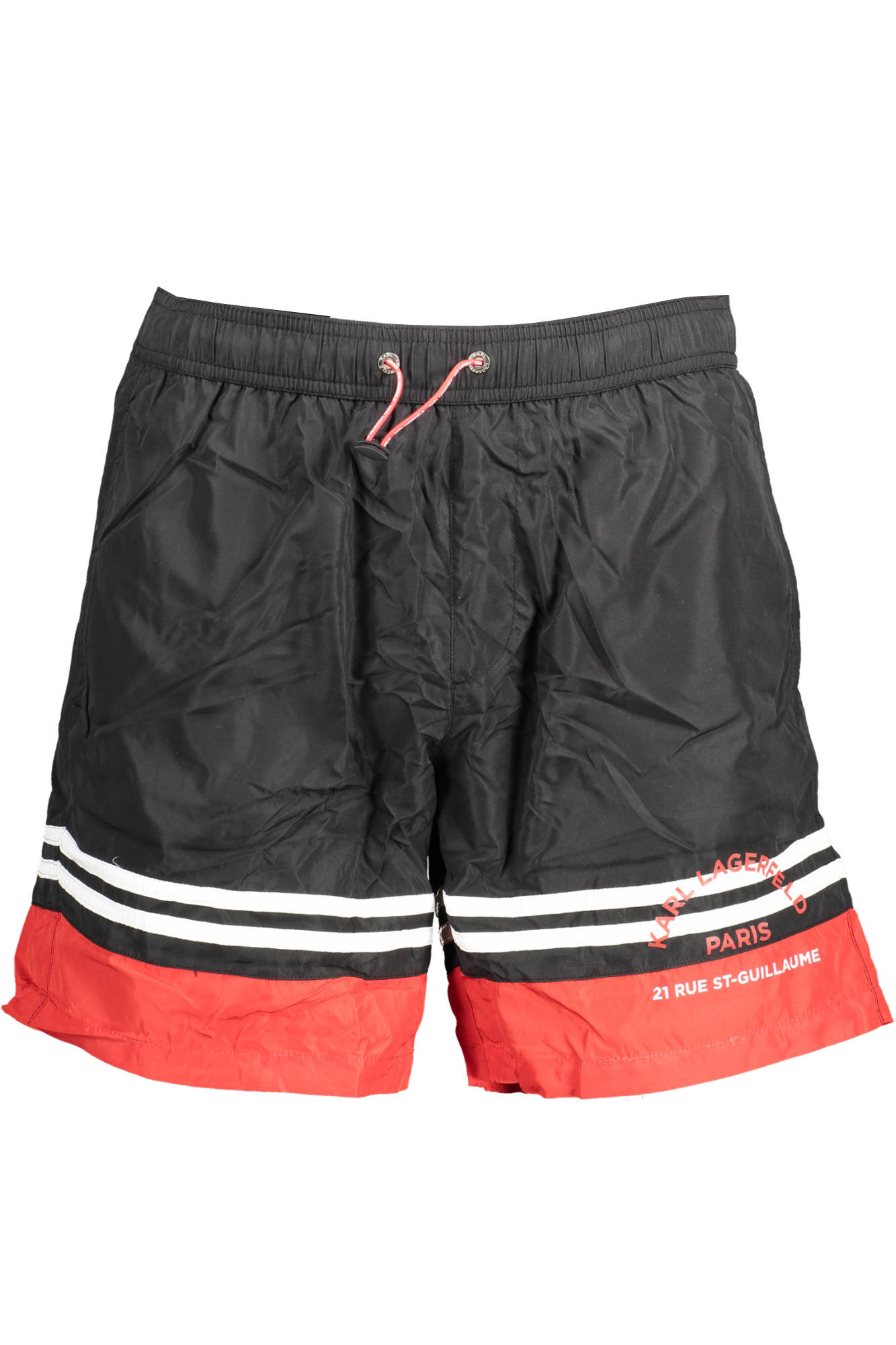 KARL LAGERFELD BEACHWEAR SWIMSUIT BLACK MEN BOTTOM KARL LAGERFELD BEACHWEAR SWIMSUIT BLACK MEN BOTTOM