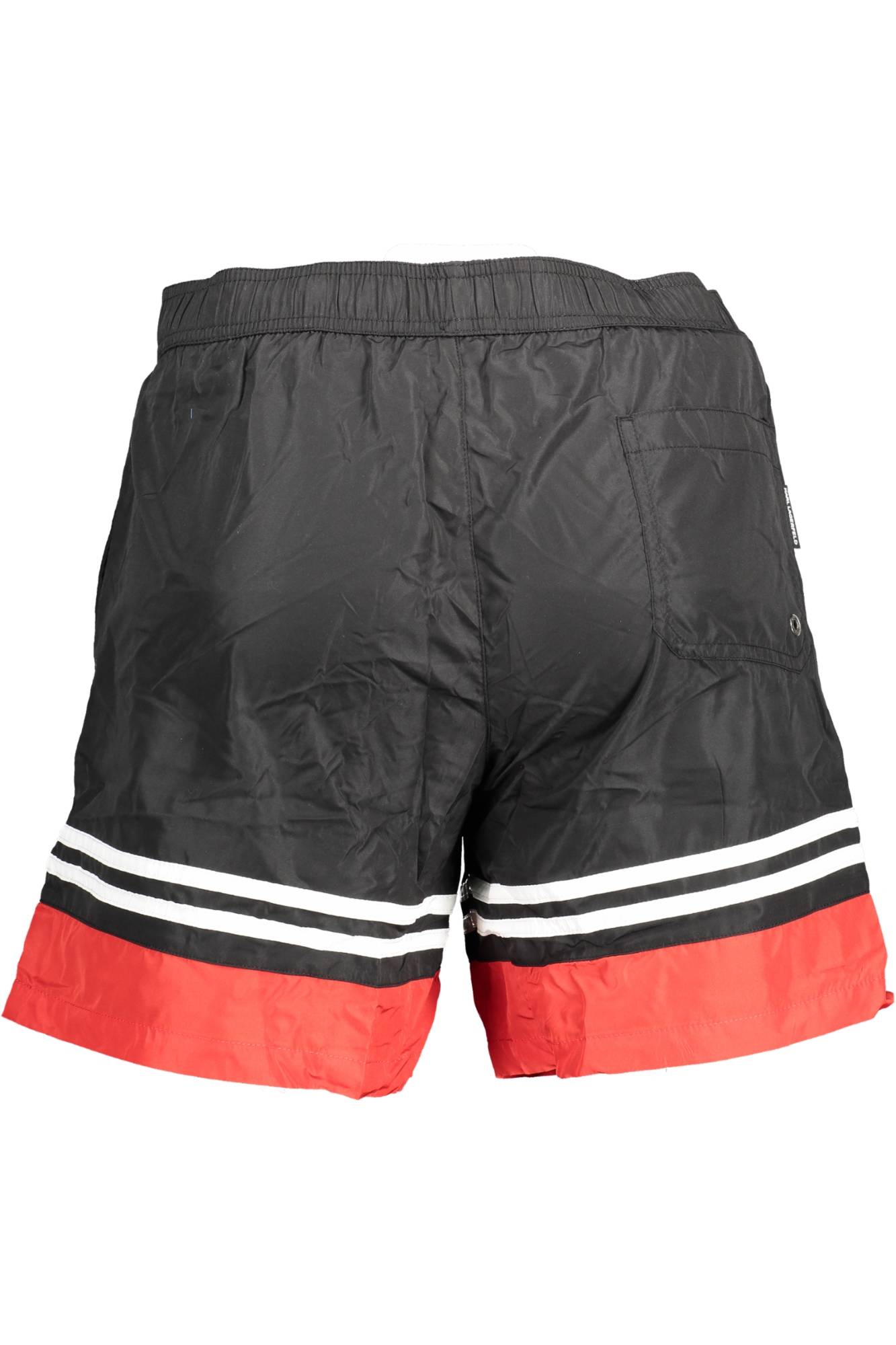 KARL LAGERFELD BEACHWEAR SWIMSUIT BLACK MEN BOTTOM