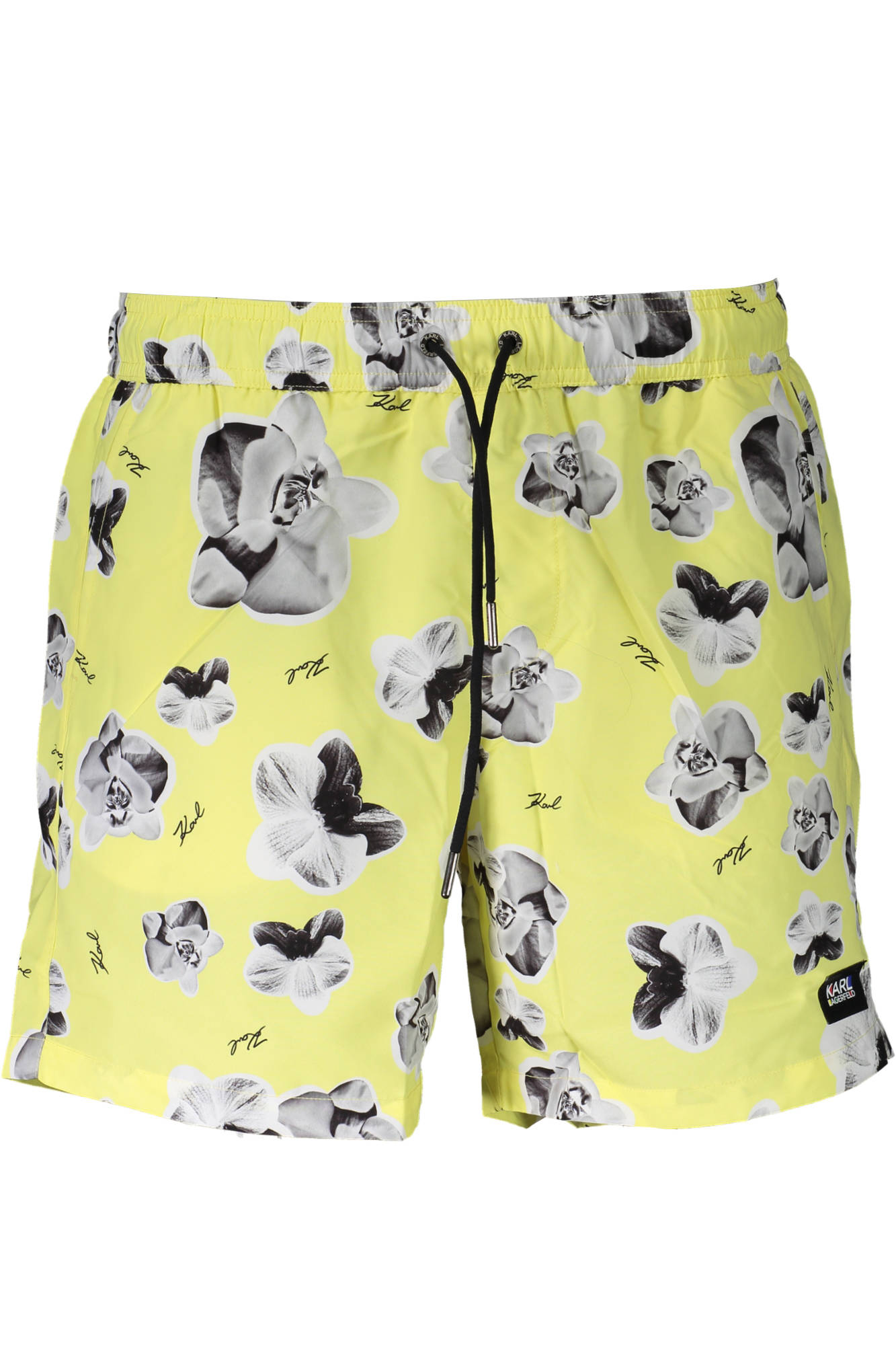 KARL LAGERFELD BEACHWEAR SWIMSUIT BOTTOM MEN YELLOW KARL LAGERFELD BEACHWEAR SWIMSUIT BOTTOM MEN YELLOW