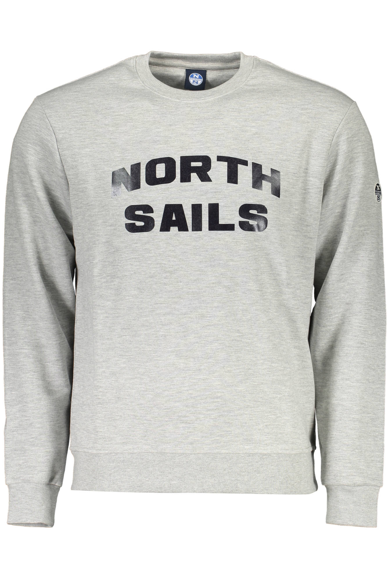 NORTH SAILS MEN ZIP-UP SWEATSHIRT GREY NORTH SAILS MEN ZIP-UP SWEATSHIRT GREY