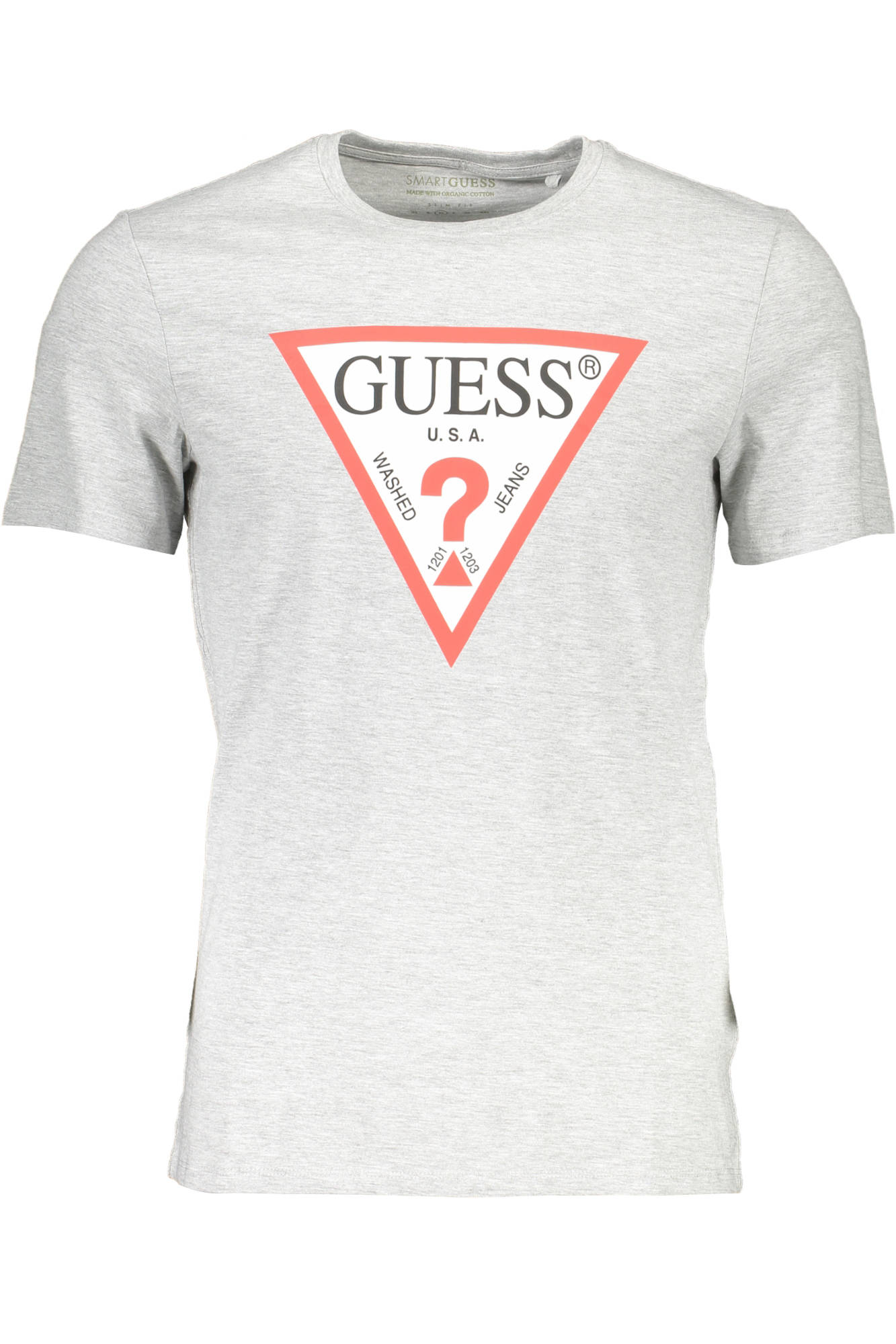GUESS JEANS SHORT SLEEVE T-SHIRT MEN GREY GUESS JEANS SHORT SLEEVE T-SHIRT MEN GREY