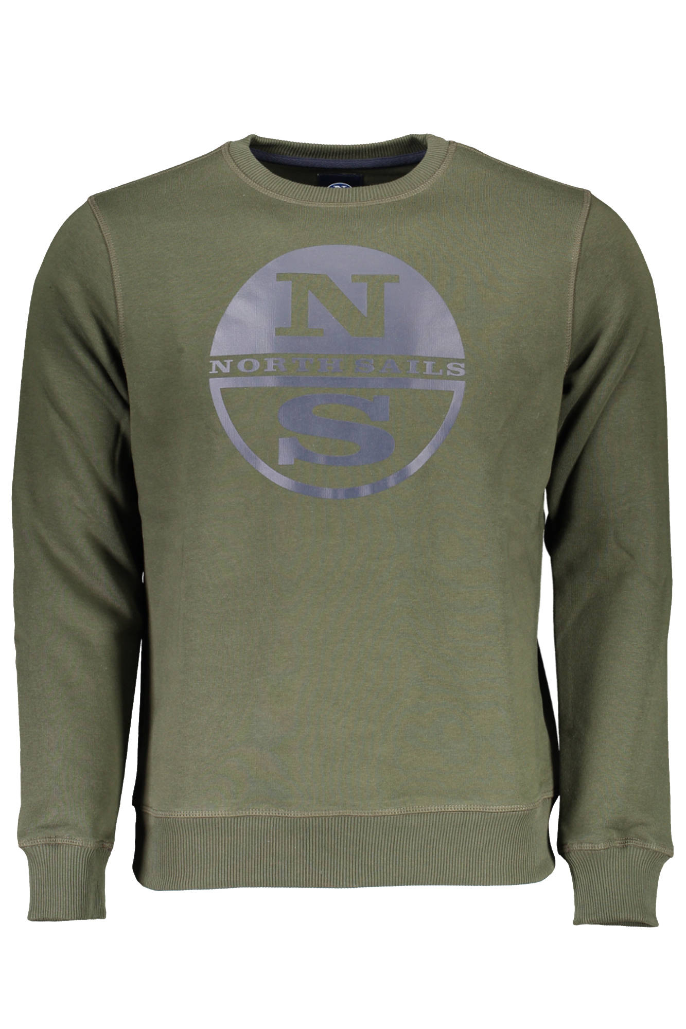 NORTH SAILS MEN ZIP-UP SWEATSHIRT GREEN NORTH SAILS MEN ZIP-UP SWEATSHIRT GREEN