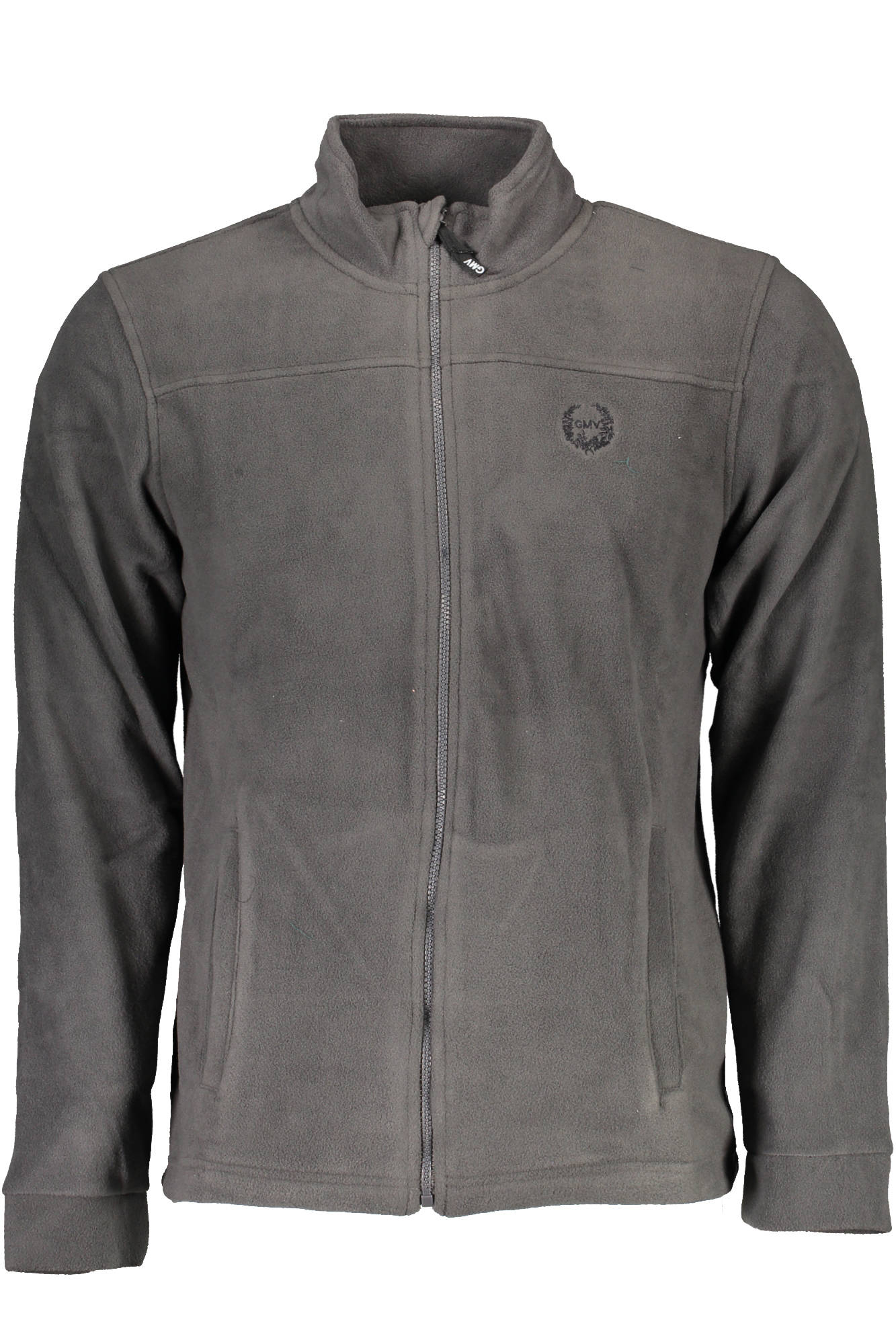 GIAN MARCO VENTURI MEN BLUE ZIP-UP SWEATSHIRT GIAN MARCO VENTURI MEN BLUE ZIP-UP SWEATSHIRT