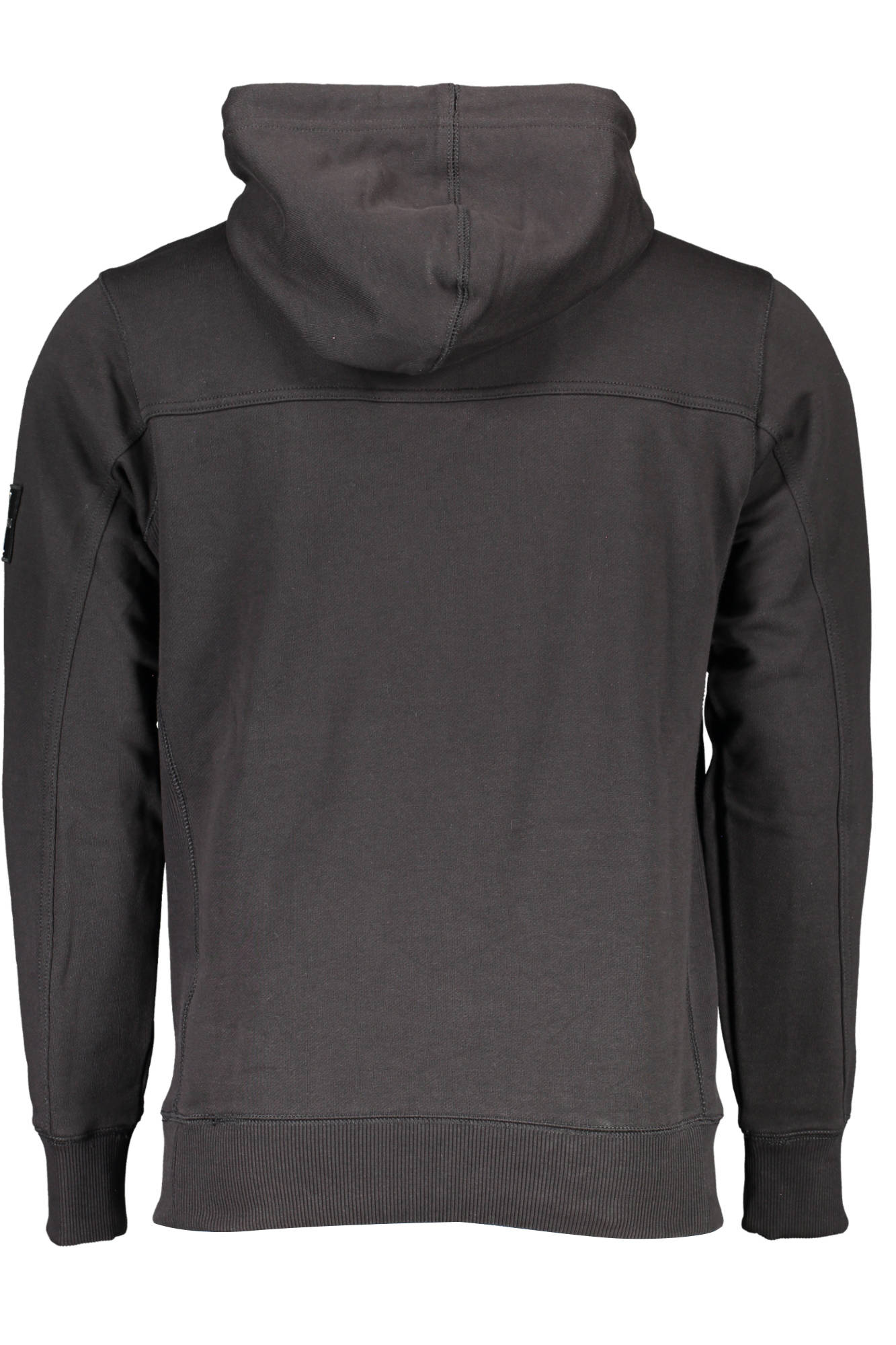 CALVIN KLEIN MEN BLACK ZIP-UP SWEATSHIRT
